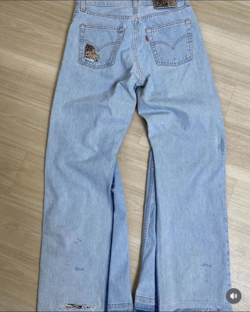 Levi's Vintage Clothing Upcycled Levi’s Denim Size US 32 / EU 48 - 3 Thumbnail