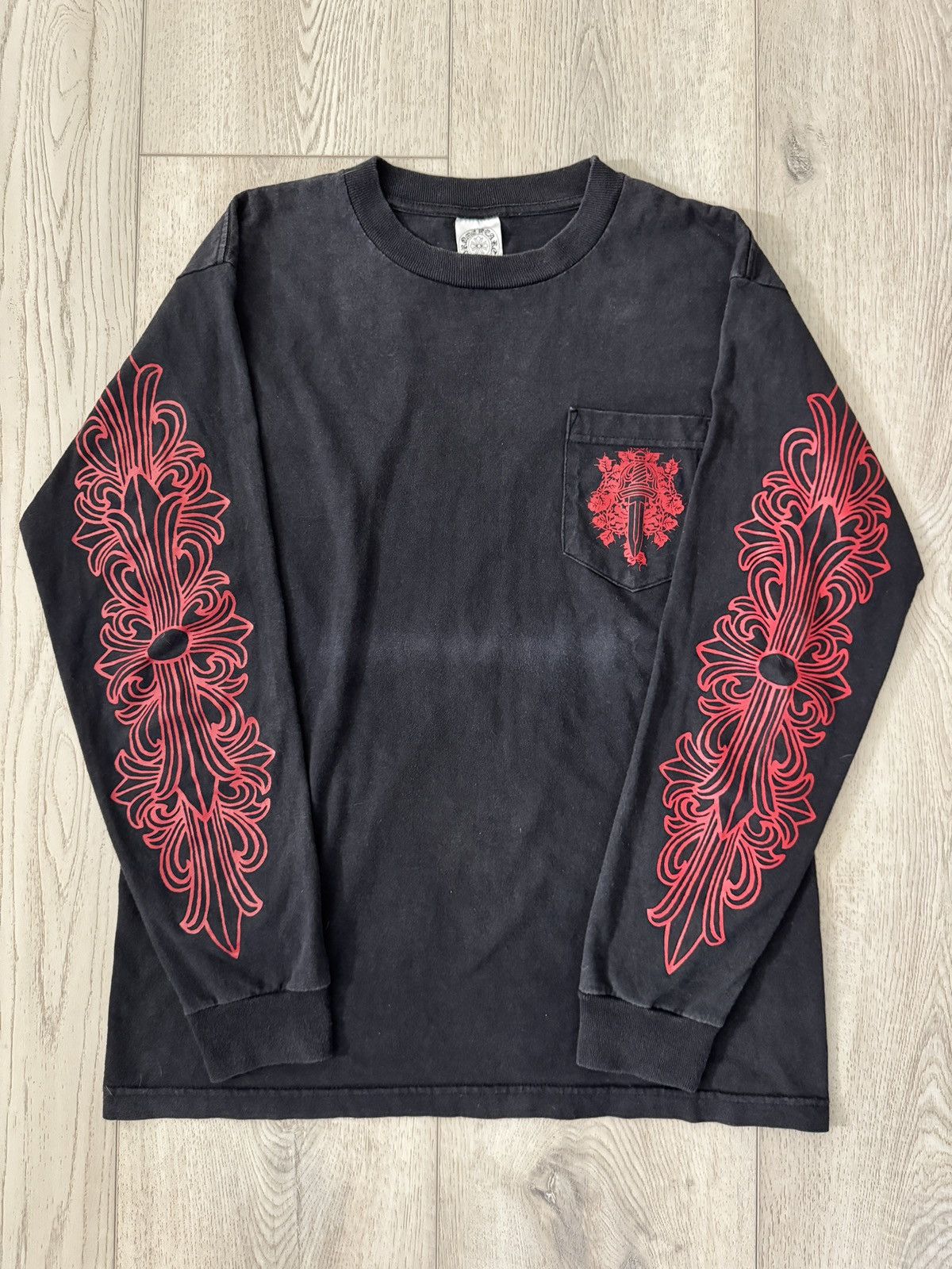 Chrome Hearts × Vintage Vintage 90s Vintage Chrome Heart t shirt