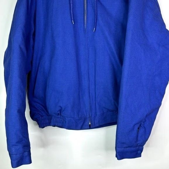 Vintage Menards Blue Insulated Hooded Jacket Large Size US L / EU 52-54 / 3 - 3 Thumbnail