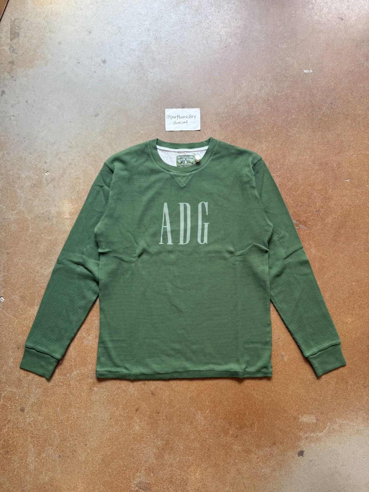 DENIM TEARS Denim Tears ADG Inc. Thermal Green Medium Size US M / EU 48-50 / 2 - 2 Thumbnail