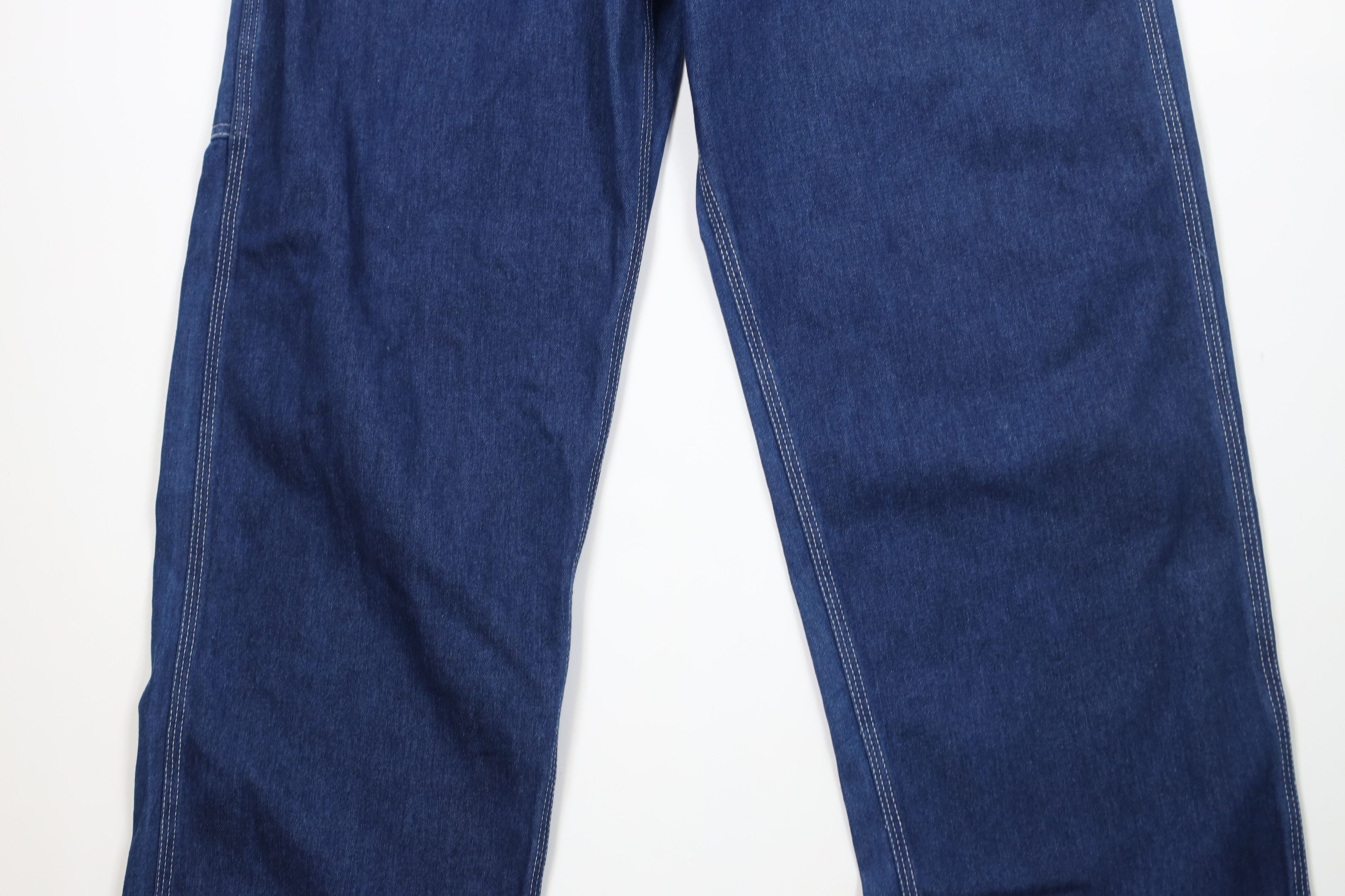 Vintage Vintage 70s 80s Streetwear Wide Leg Dungaree Denim Jeans USA Size US 36 / EU 52 - 3 Thumbnail