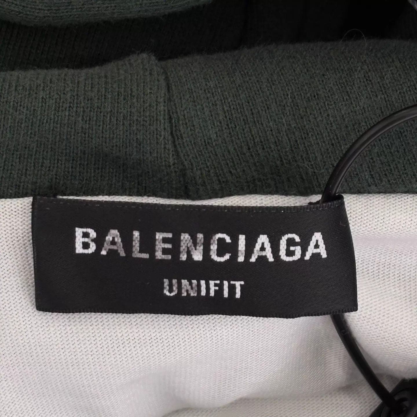 Balenciaga Balenciaga Cracked Logo Double Layer Green Hoodie S Size US S / EU 44-46 / 1 - 3 Thumbnail