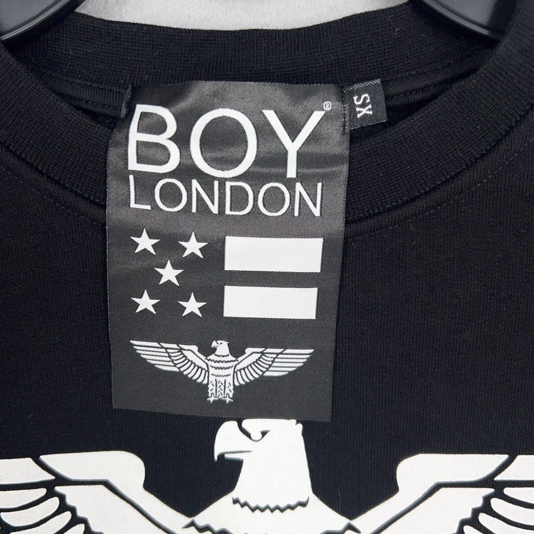 Boy London BOY London Sweatshirt Mens XS Black Eagle Crewneck Street Punk 80s Made in Italy Size US XS / EU 42 / 0 - 4 Thumbnail