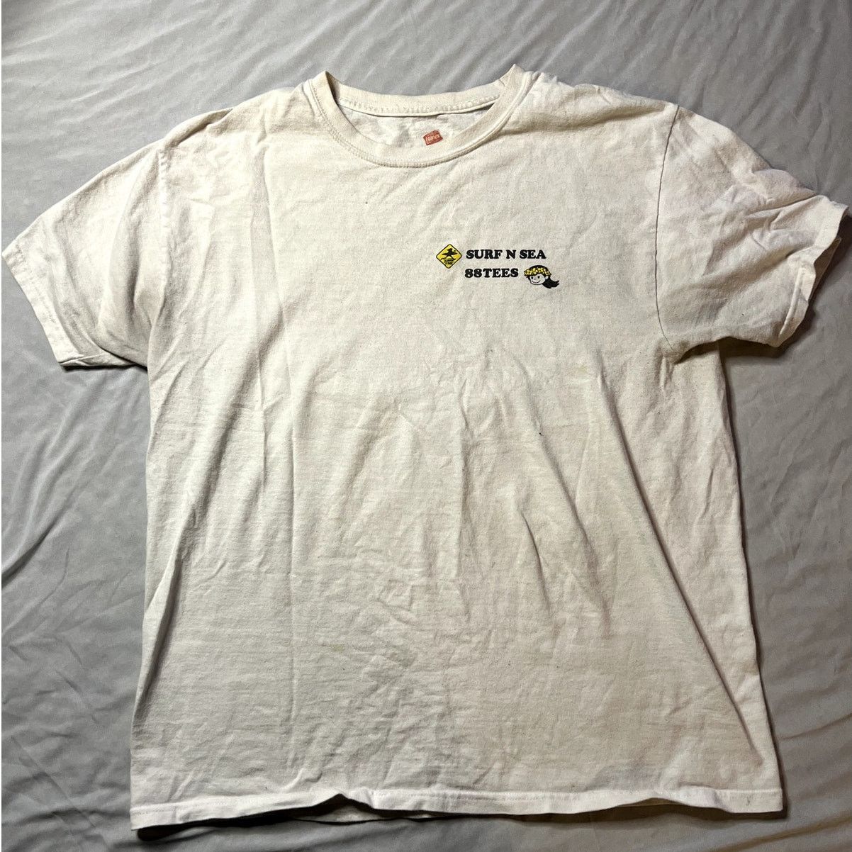 Hanes Hanes White T-Shirt Surf N Sea 88Tees Hawaii Graphic Medium Size US M / EU 48-50 / 2 - 2 Thumbnail