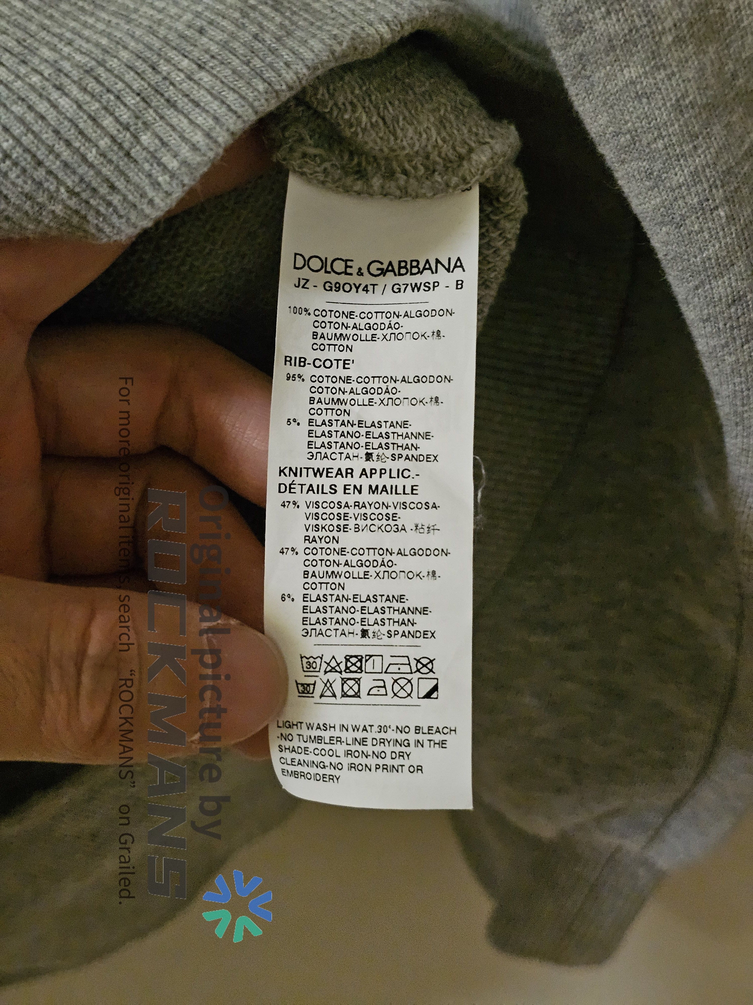 Dolce & Gabbana Dolce & Gabbana Men's Sweatshirt, Size 44 Size US S / EU 44-46 / 1 - 6 Thumbnail