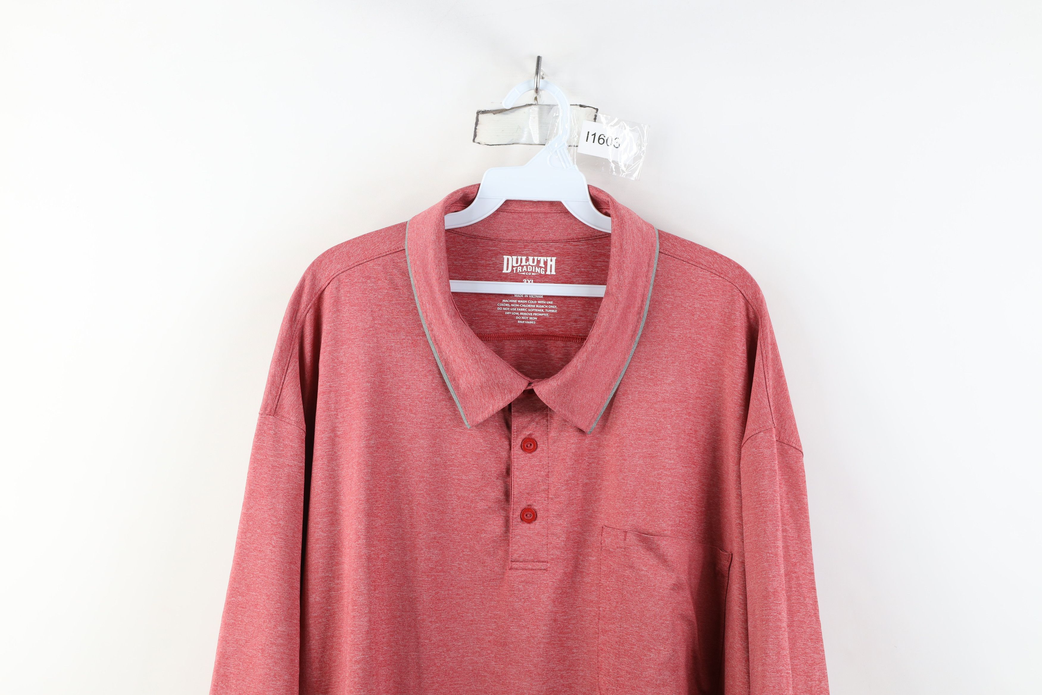 Duluth Trading Company Duluth Trading Co Short Sleeve Collared Golf Polo Shirt Red Size US XXL / EU 58 / 5 - 2 Thumbnail