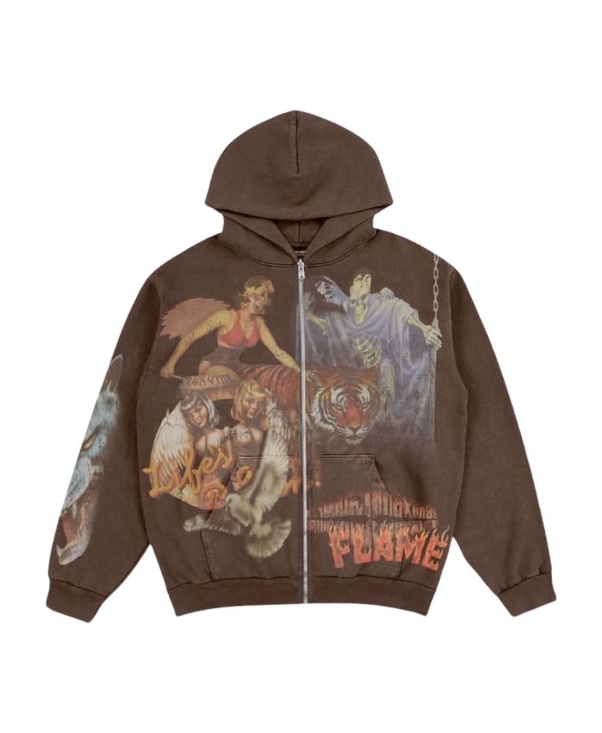 Travis Scott Travis Scott UTOPIA Circus Maximus Flame Vintage Zip