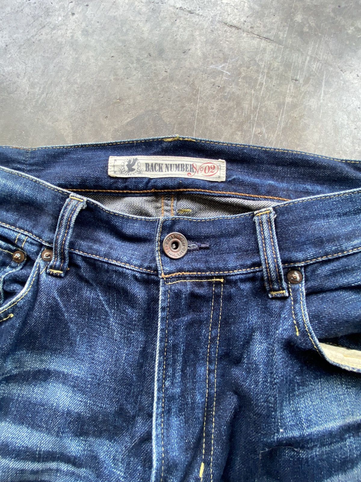 Japanese Brand Baggy Jeans Japanese Back Number Size US 36 / EU 52 - 6 Thumbnail