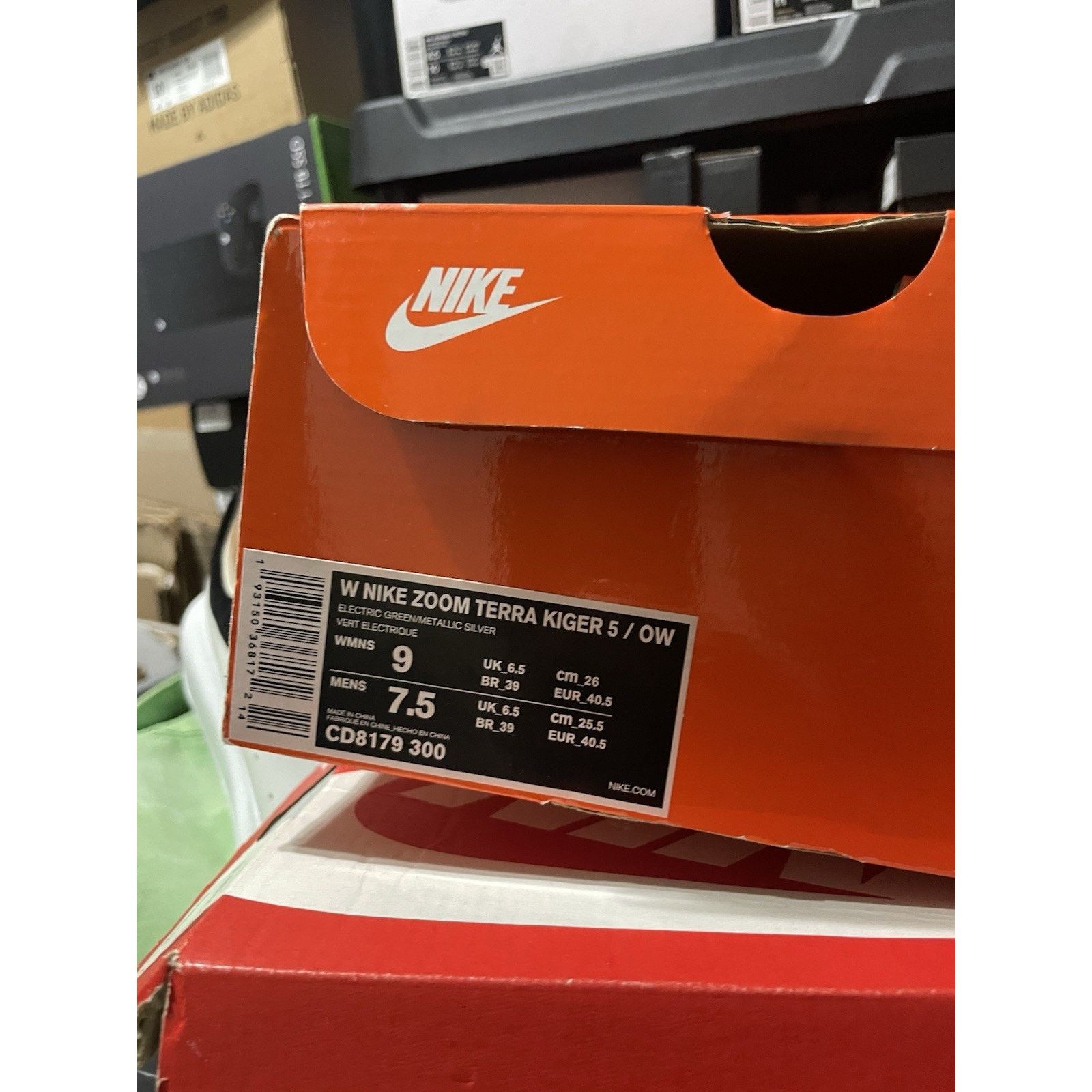 Nike Size 7.5M-Nike Off-White xAir Zoom Terra Kiger 5 in Progress Size US 7.5 / EU 40-41 - 7 Thumbnail