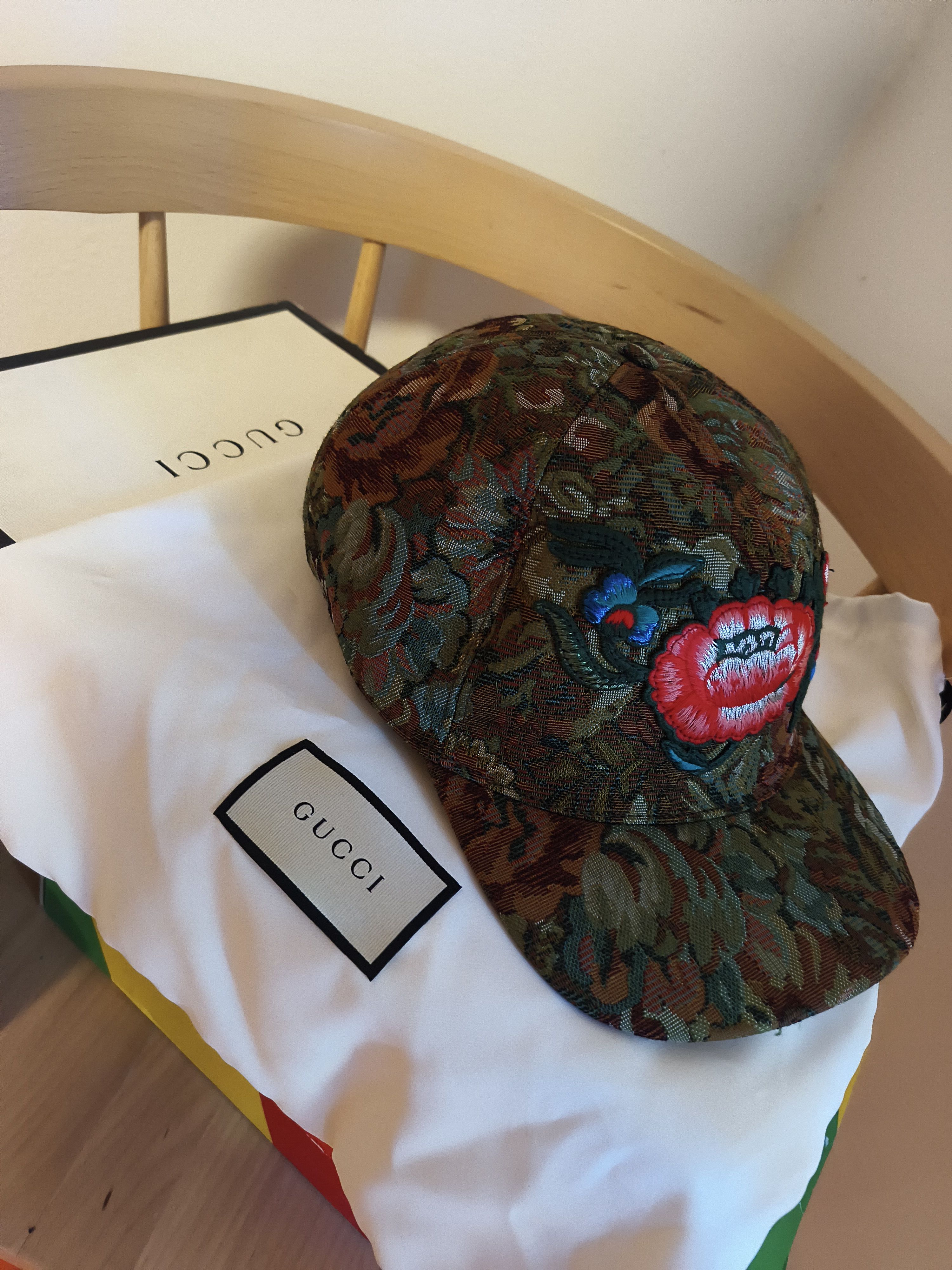 Gucci Gucci embroidered flower cap Size ONE SIZE - 3 Thumbnail