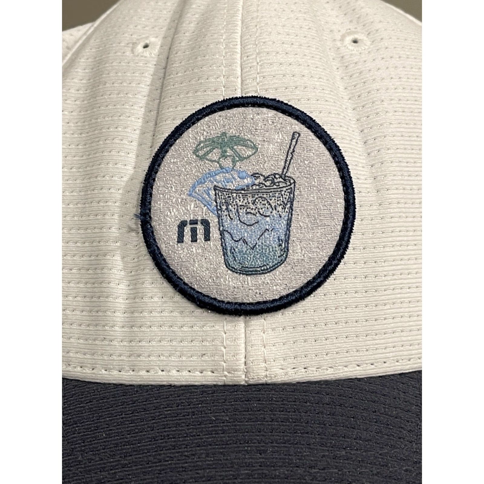 TravisMathew Travis Mathew Hat One Size White Snapback Baseball Summer Cocktail Mens Size ONE SIZE - 2 Thumbnail