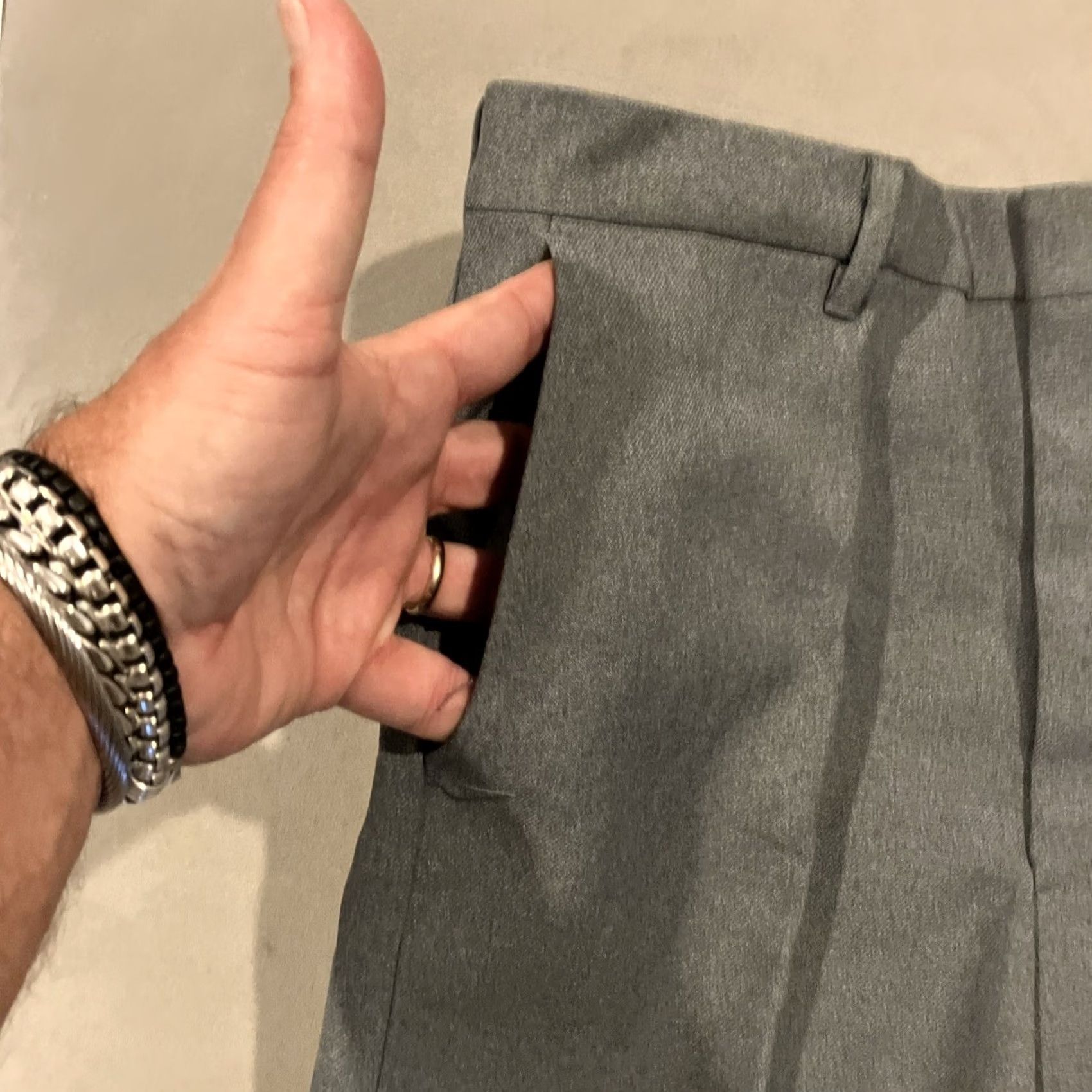 Vintage Oakton LTD Gray Shorts Men's Size 34" Flexslax Permanent Press Size US 34 / EU 50 - 5 Thumbnail