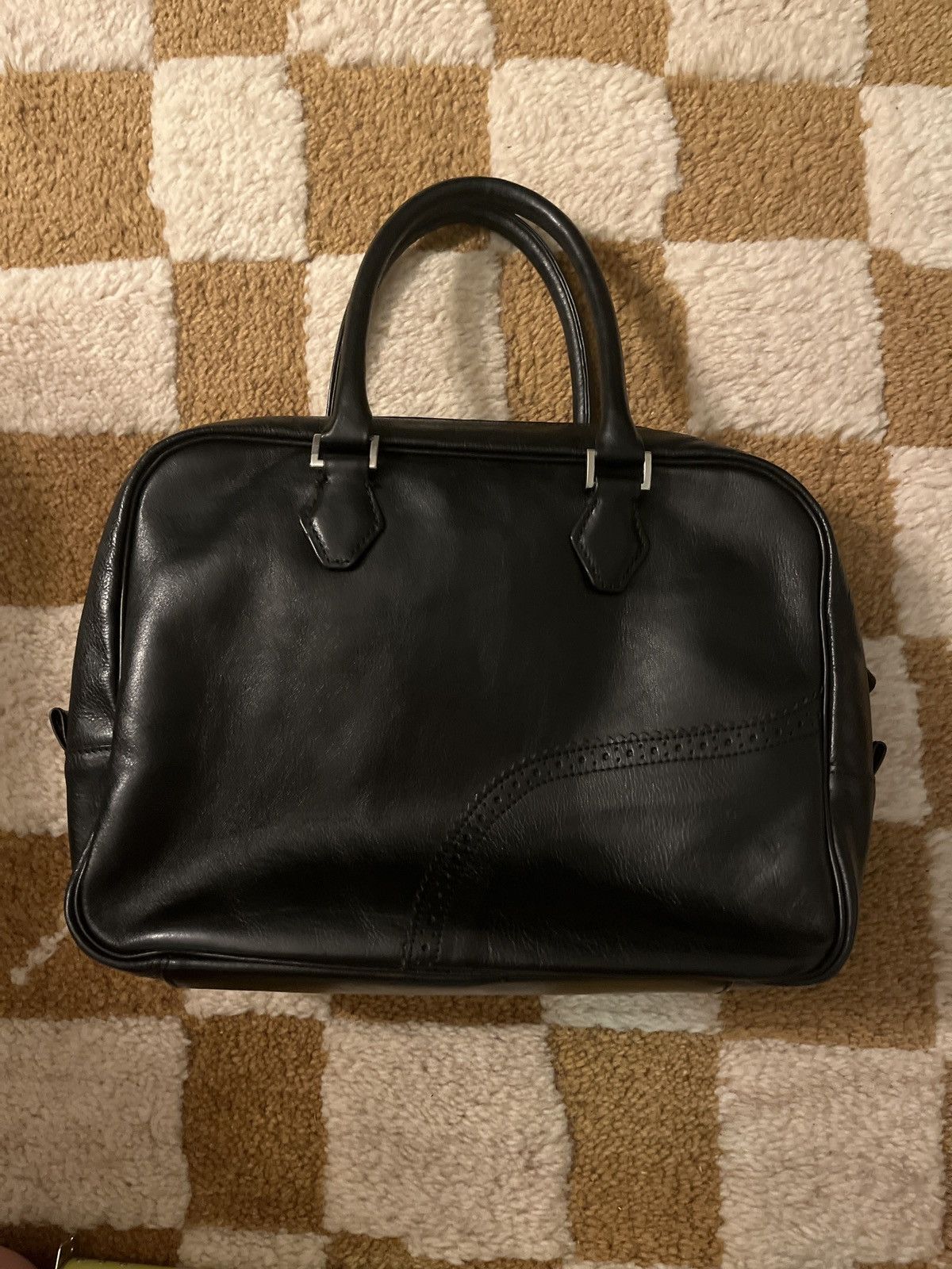 Y's Y’s Black Leather Bowler Bag Size ONE SIZE - 2 Thumbnail