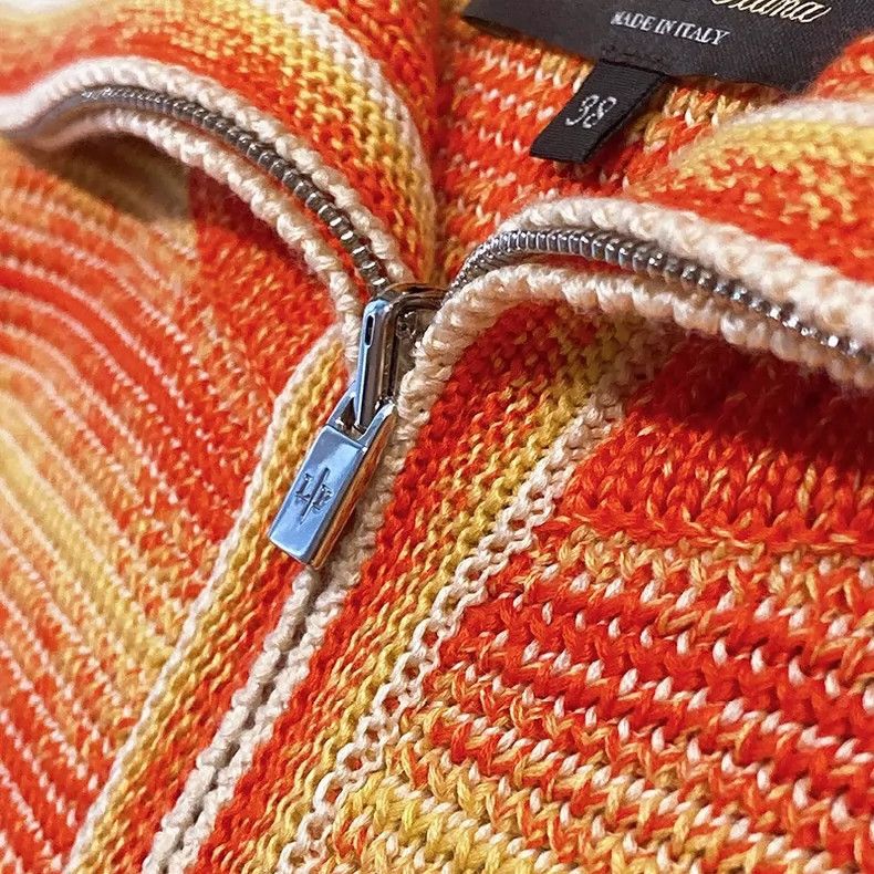 Loro Piana LORO PIANA Orange and yellow gradient knit set Size M / US 6-8 / IT 42-44 - 6 Thumbnail