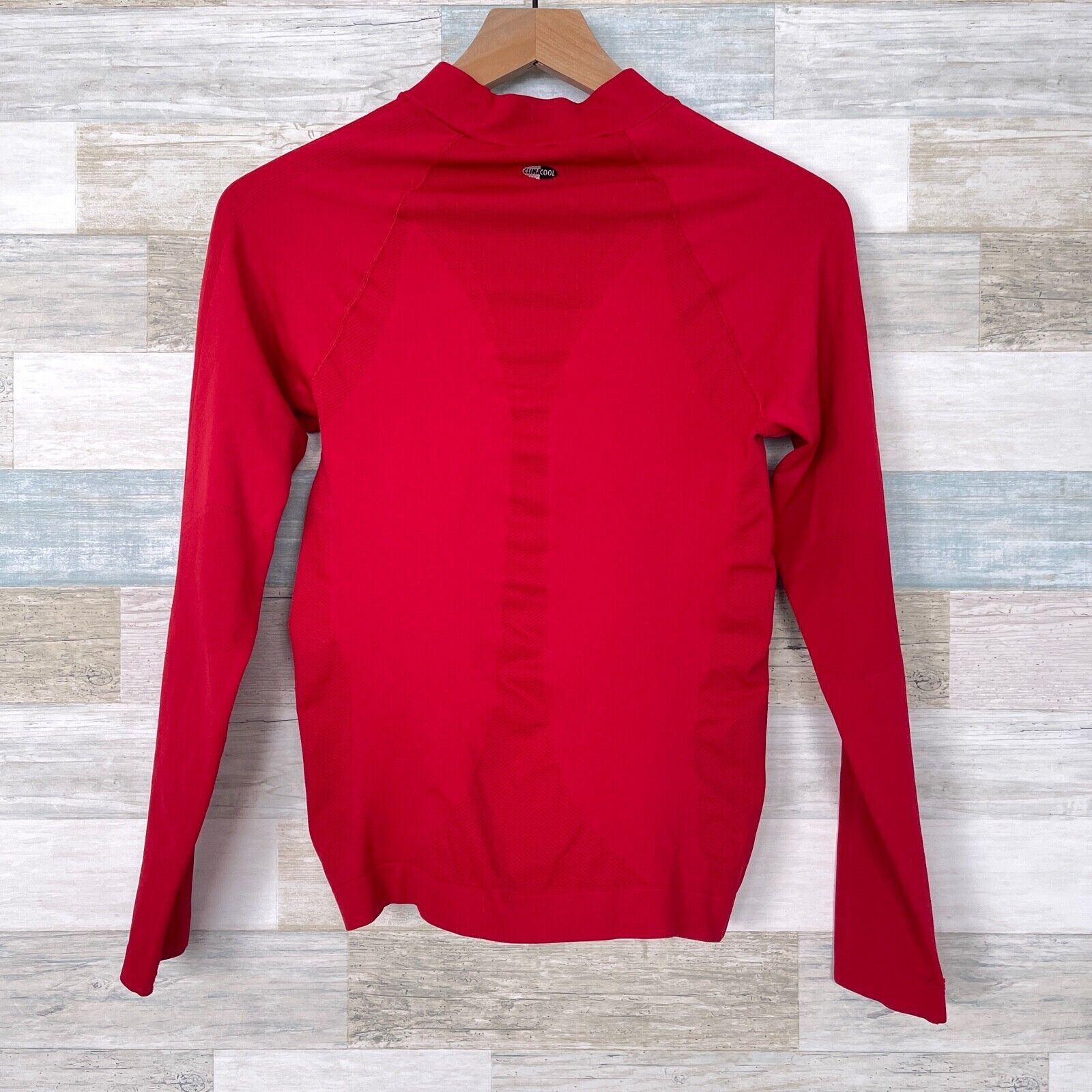 Adidas Adidas Mock Neck Top Compression Red ClimaCool Womens M Size M / US 6-8 / IT 42-44 - 5 Thumbnail