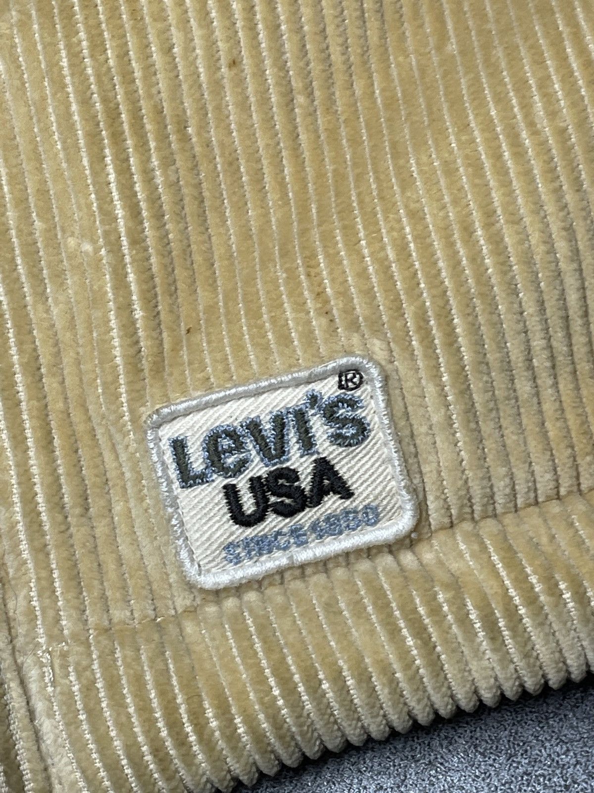 Levi's 💥RARE💥Vintage Levis 90s Corduroy Heavy Jacket Rare Hype Size US XXL / EU 58 / 5 - 4 Thumbnail