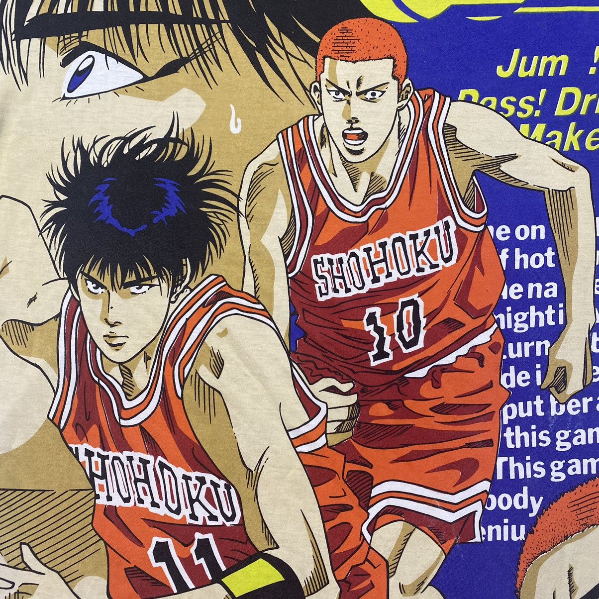 Anime Slamdunk Shohoku Vintage Tee Size US L / EU 52-54 / 3 - 3 Thumbnail