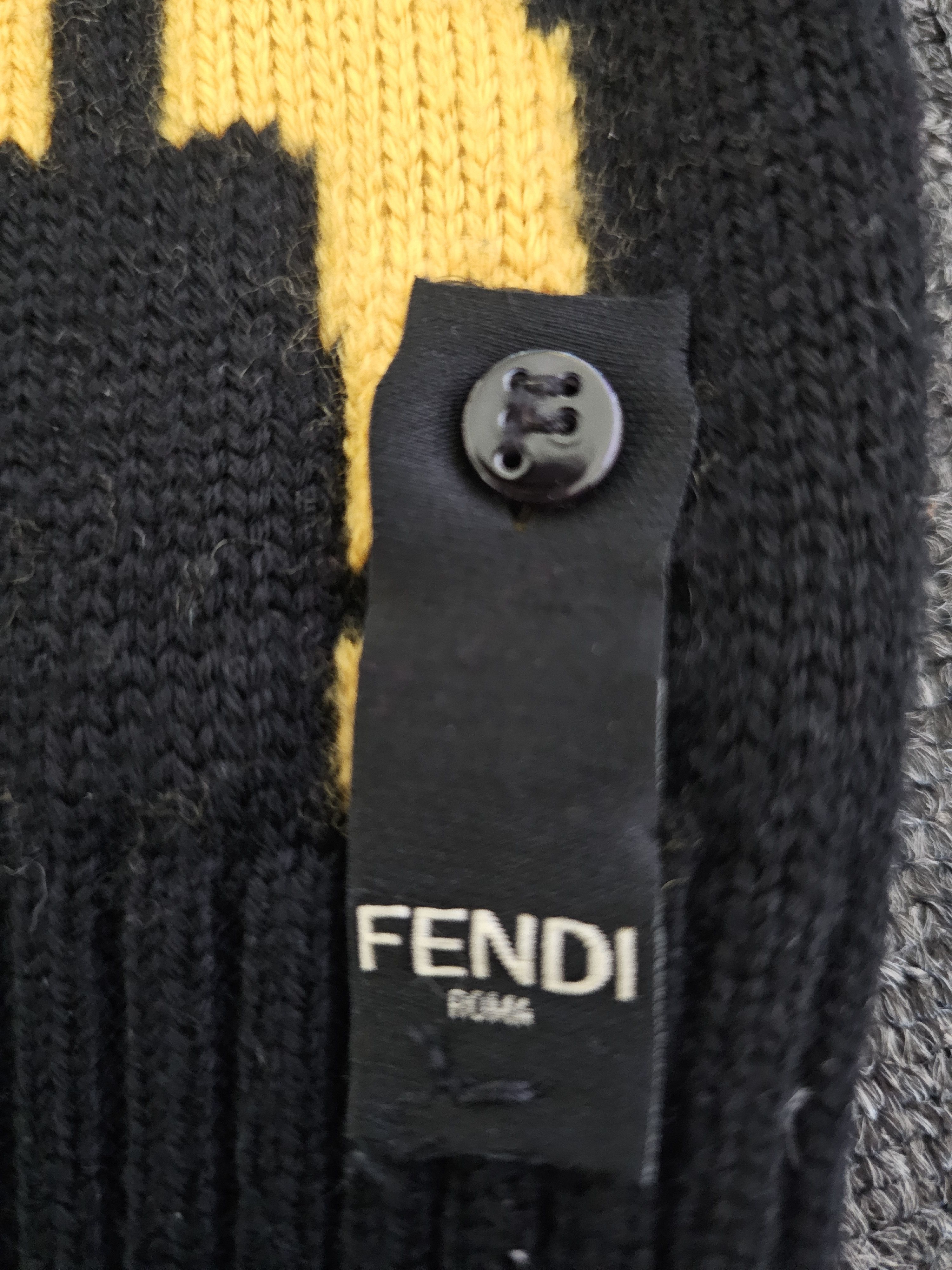 Fendi Fendi Men's Wool Sweater Size 48 Size US M / EU 48-50 / 2 - 4 Thumbnail