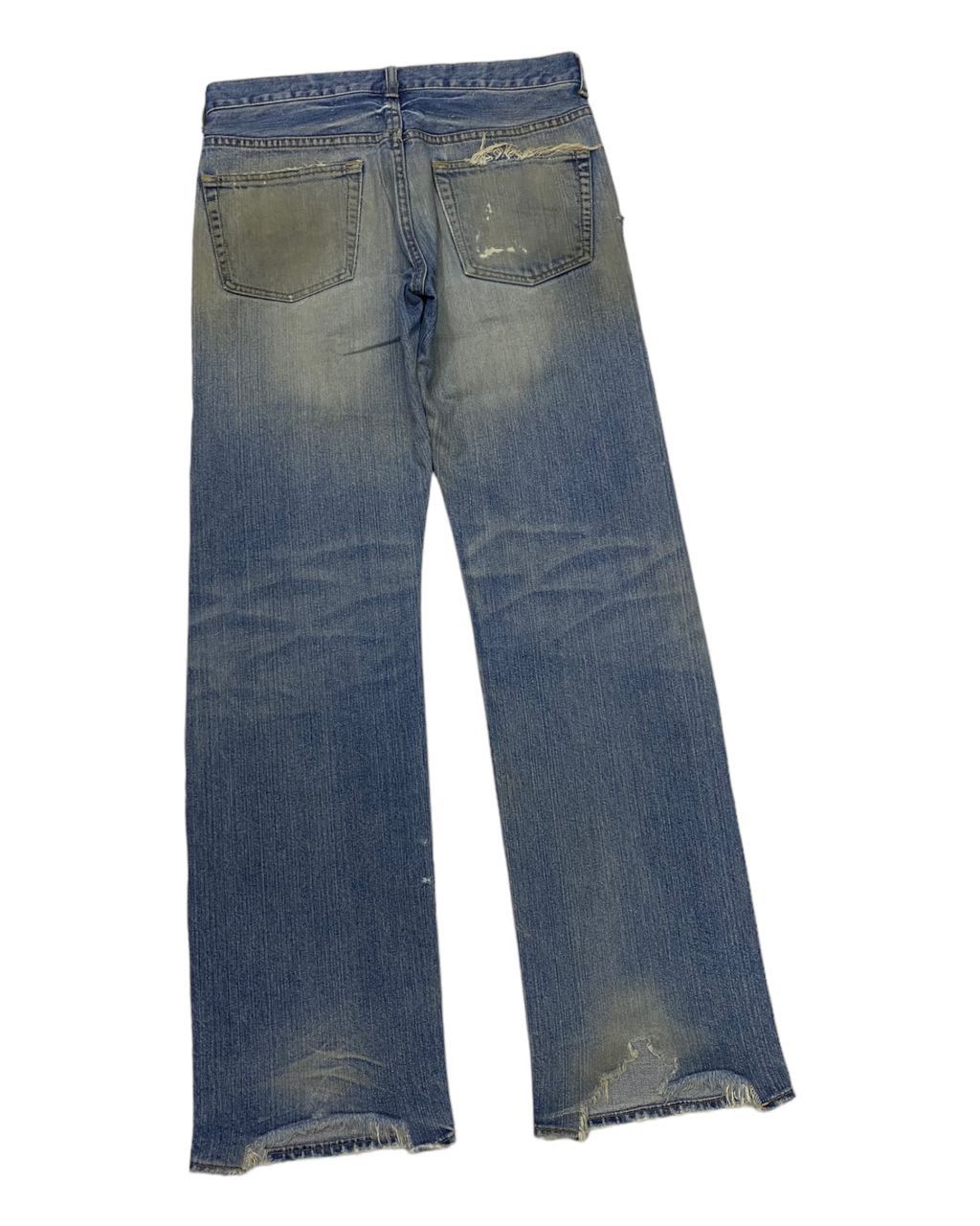 Hysteric Glamour TAKEO KIKUCHI DISTRESSED DENIM JEANS RIPPED JEANS Size US 31 - 4 Thumbnail