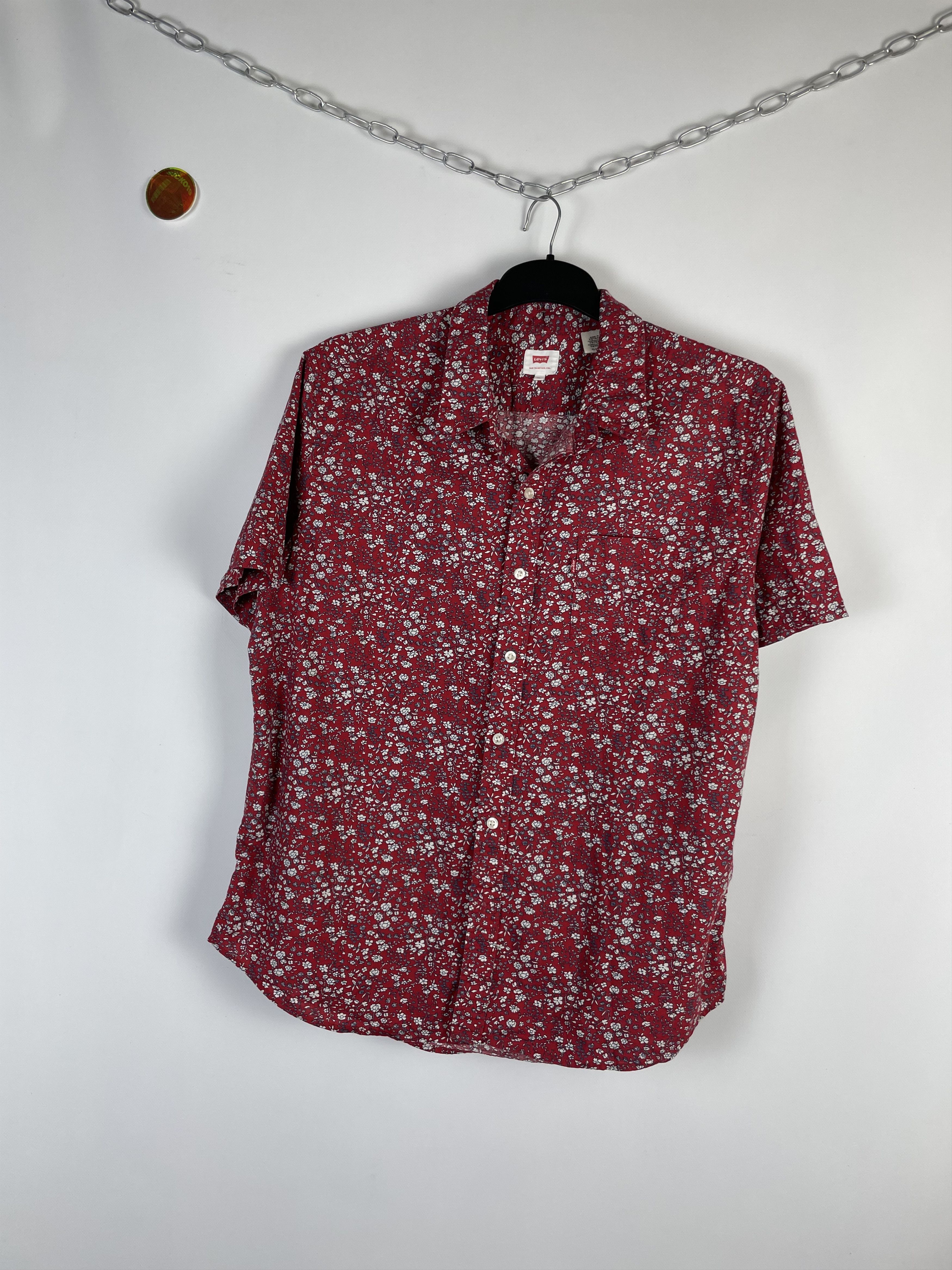 Vintage Vintage Levis Crazy Aloha Hawaiian Shirt Size US XL / EU 56 / 4 - 2 Thumbnail