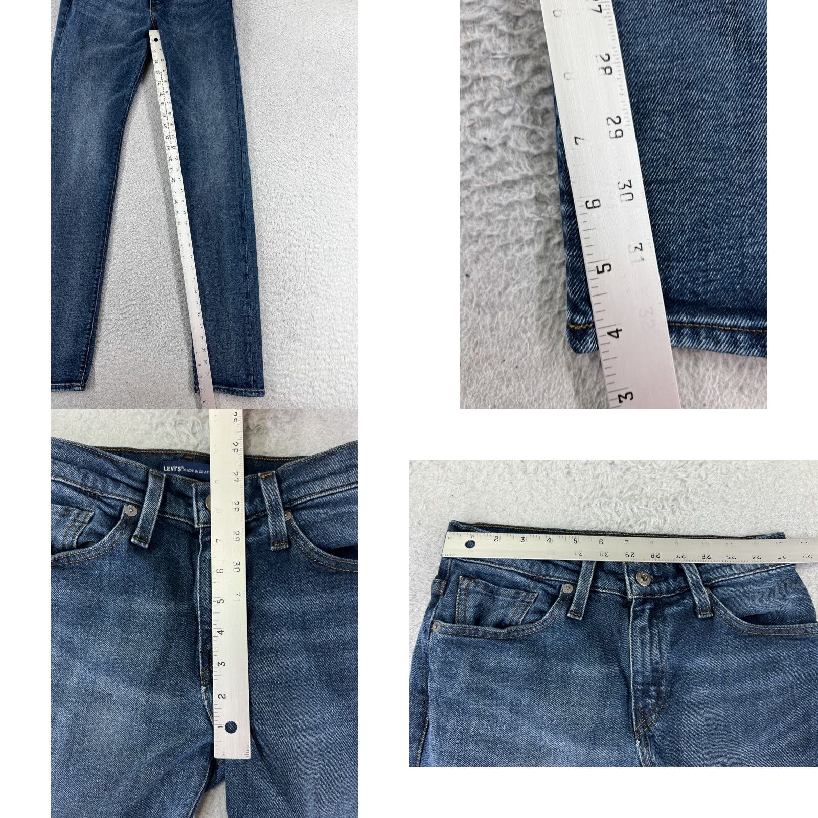 Levi's Levi's Jeans Adult 28 Blue Denim Slim 511 Cotton Blend 5-Pocket Design Mens Regular Blue Jeans 32 Inseam 34 Len Size US 28 / EU 44 - 9 Thumbnail