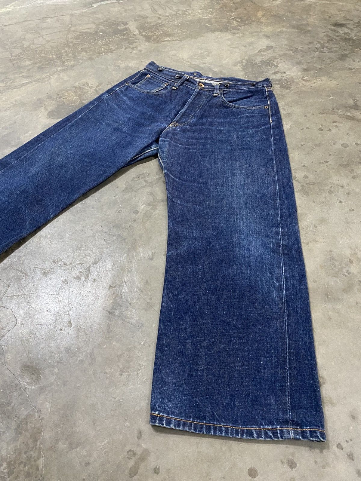 Edwin × Hysteric Glamour × Tornado Mart Baggy Jeans Japanese Edwin 4525 Selvedge Denim @235 Size US 30 / EU 46 - 2 Thumbnail