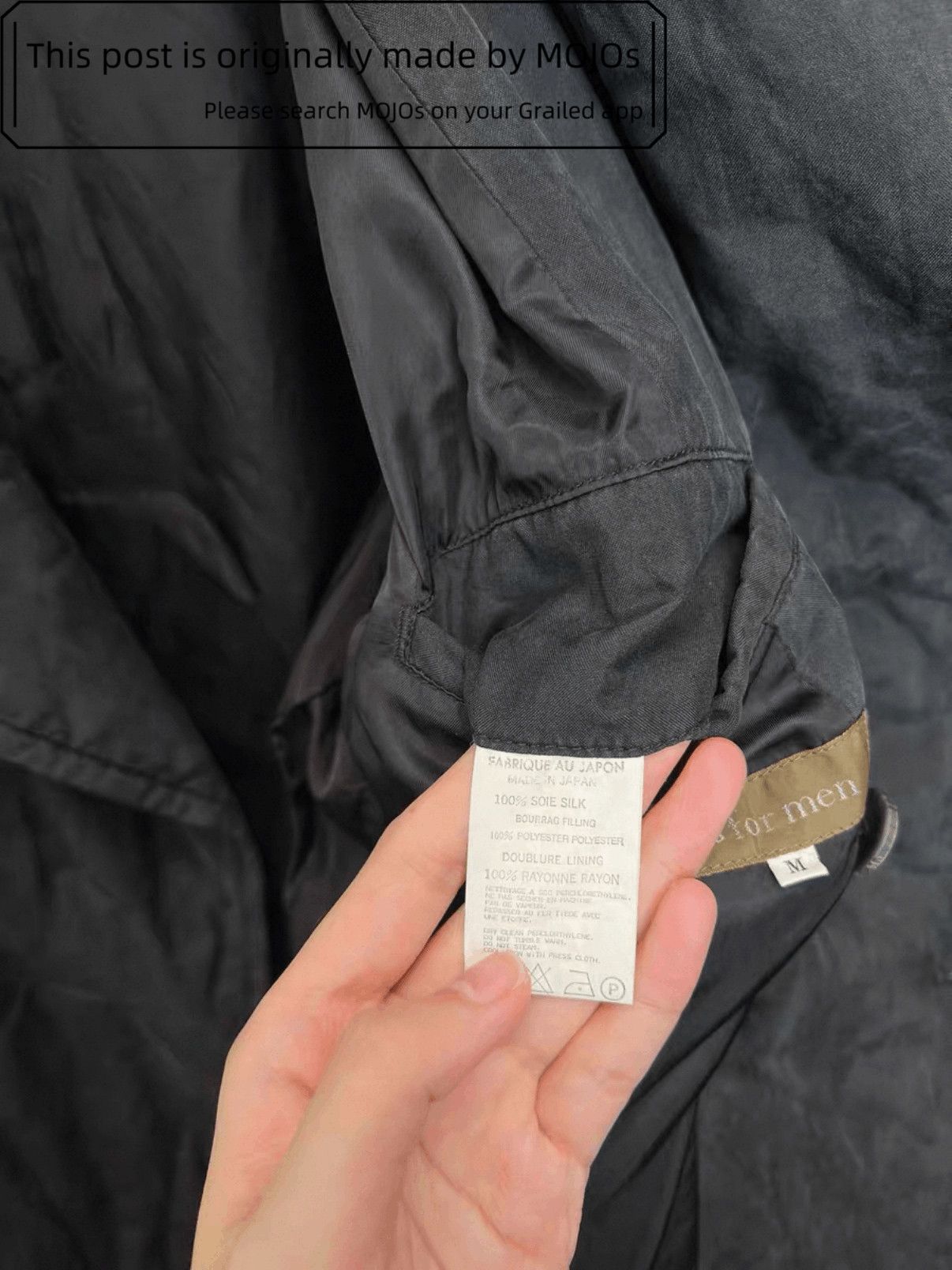 Yohji Yamamoto Sz 2 Yohji Yamamoto Vintage Wash Padded Jacket mojos00 Size US M / EU 48-50 / 2 - 7 Thumbnail