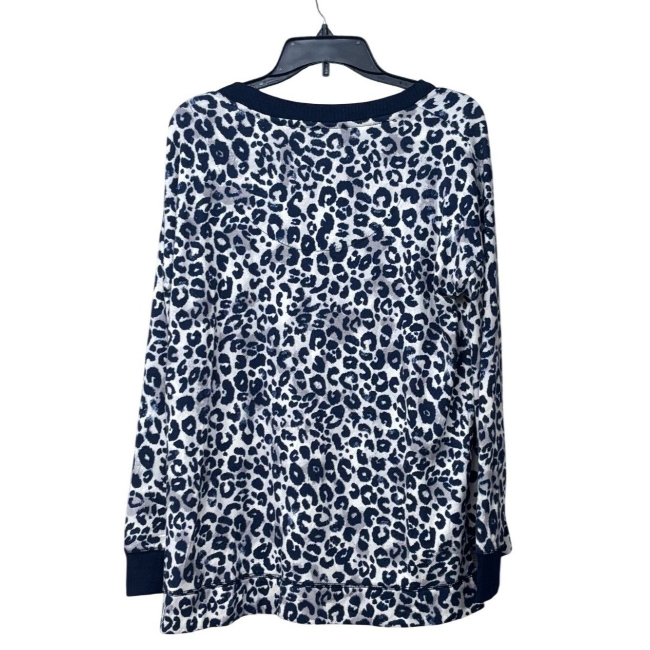 Other Secret Treasures Womens Leopard Print V-Neck, Hi-Low Hem, Lo Size M / US 6-8 / IT 42-44 - 4 Thumbnail