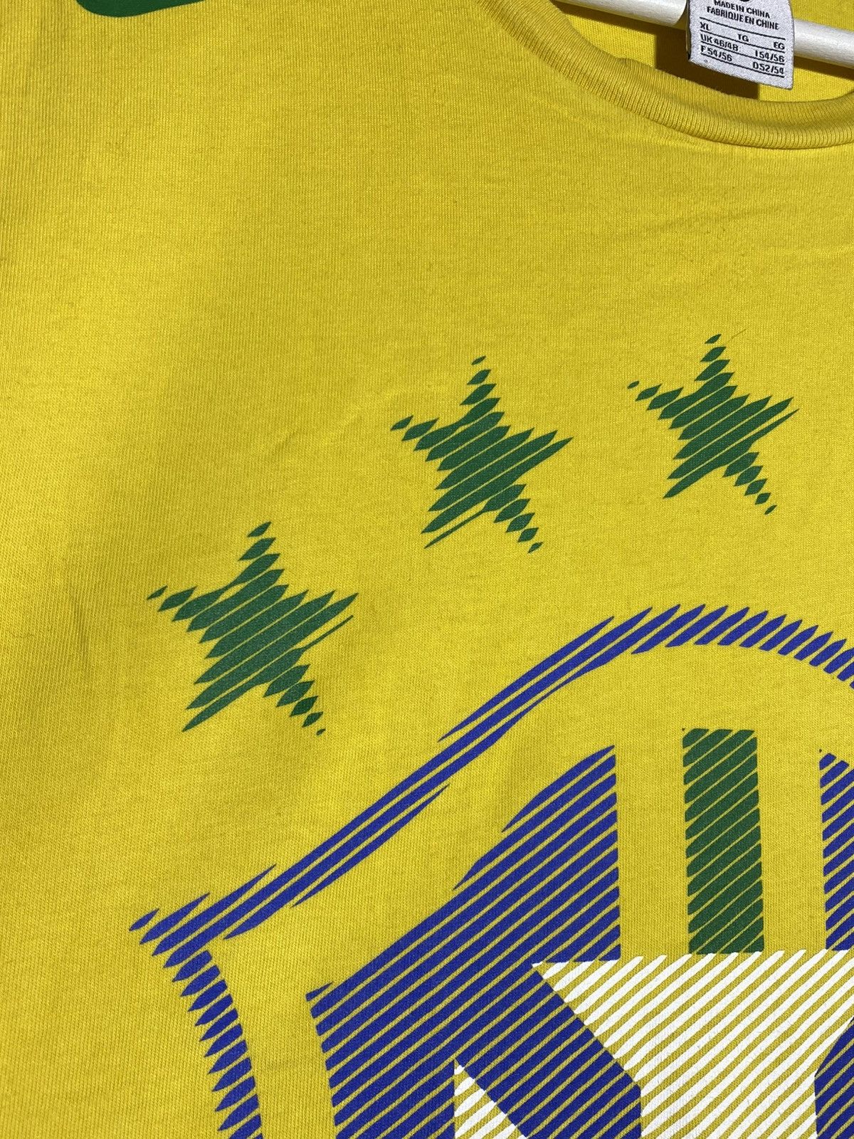 Nike 🔥 Y2K NIKE BRAZIL CBF WORLD CUP TEE RONALDINHO VIBES HYPE Size US XL / EU 56 / 4 - 5 Thumbnail