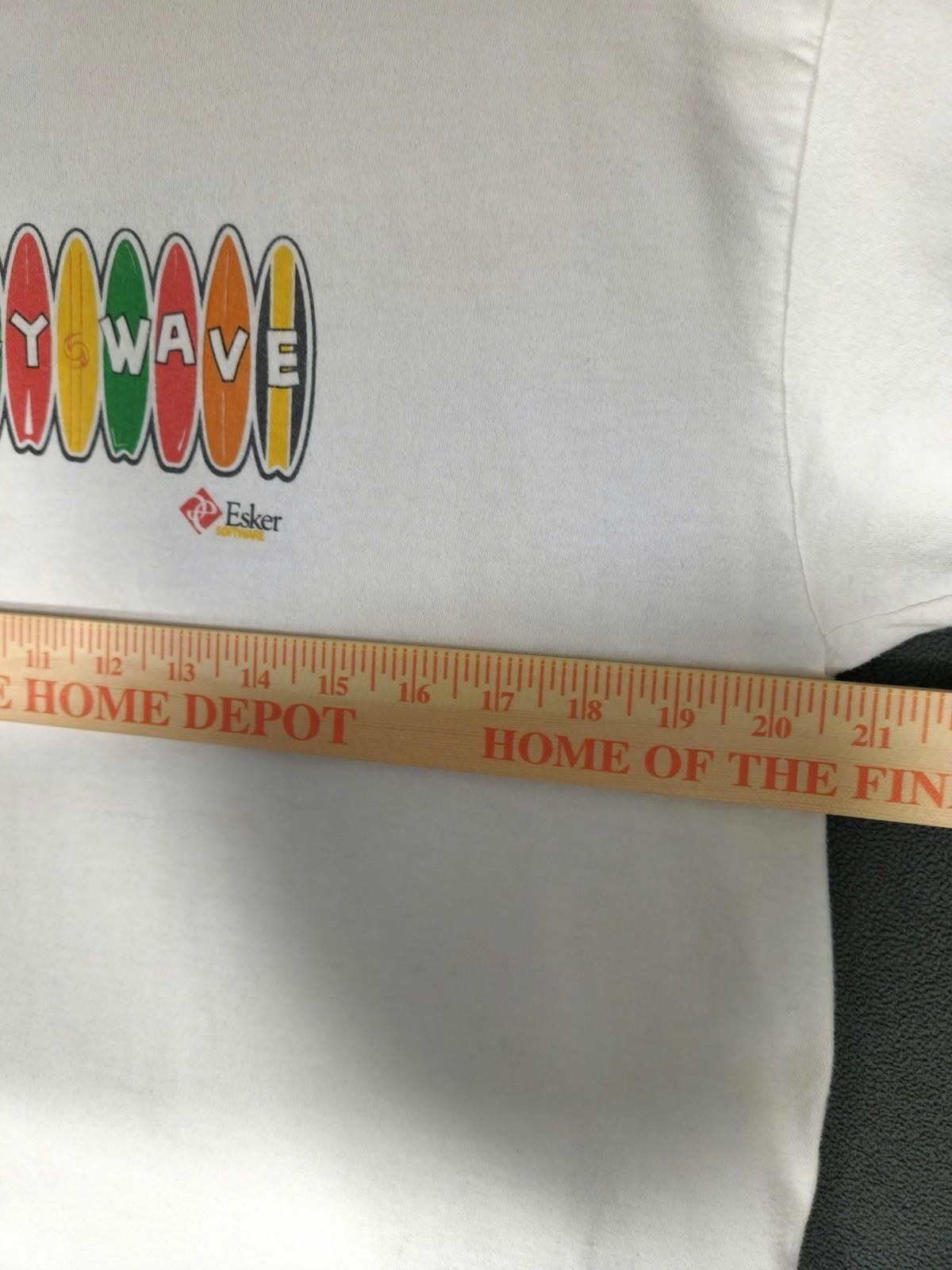 Other Vtg Hanes Beefy-T Esker Delivery Wave Surf Beach Party XL Size US XL / EU 56 / 4 - 3 Thumbnail