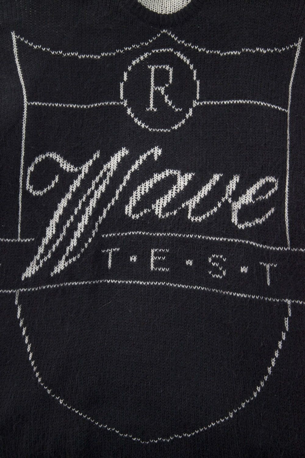 Raf Simons AW04 black Wave Test sweater Size US S / EU 44-46 / 1 - 6 Thumbnail