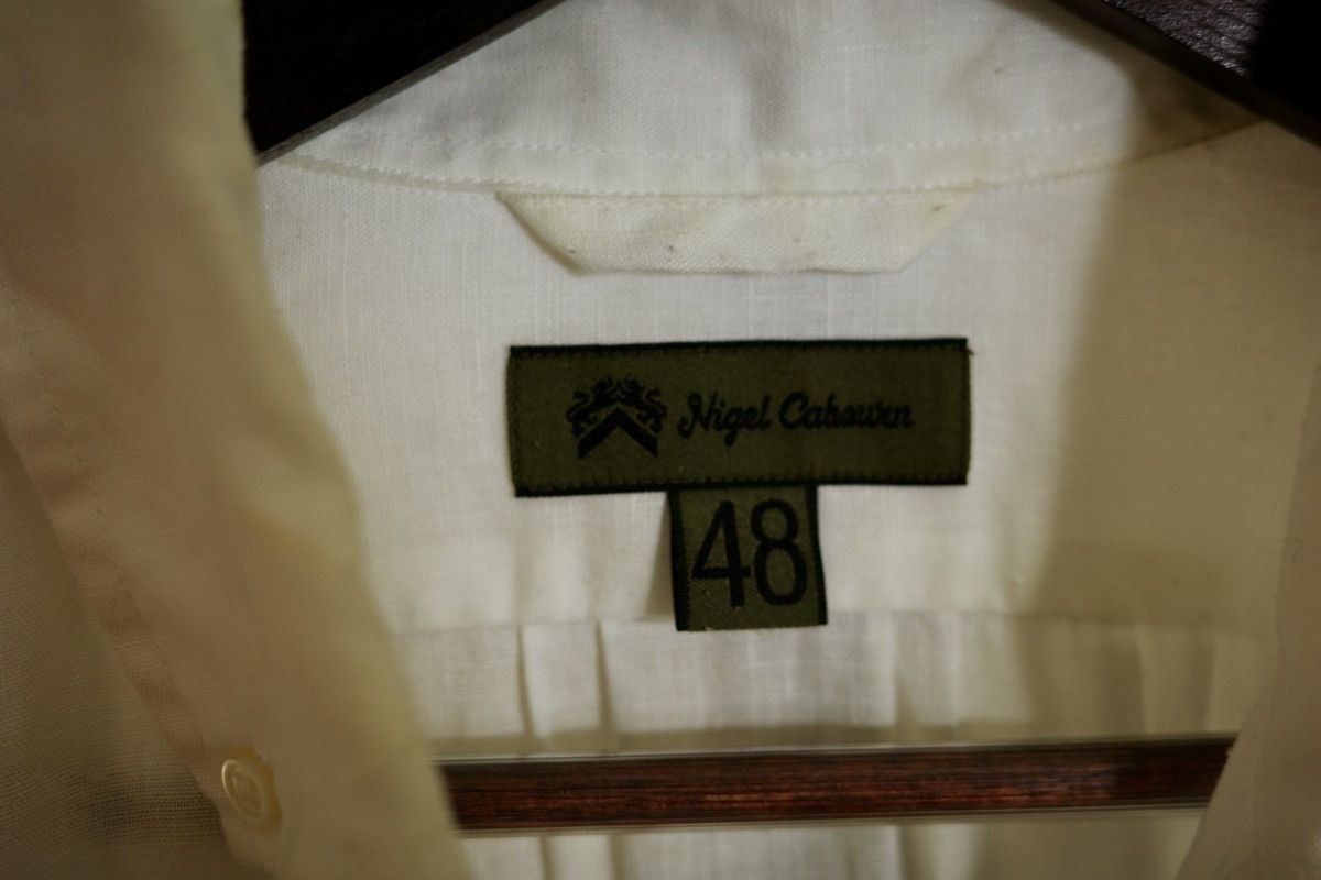 Nigel Cabourn Nigel Cabourn white plant fiber shirt Size US L / EU 52-54 / 3 - 4 Thumbnail