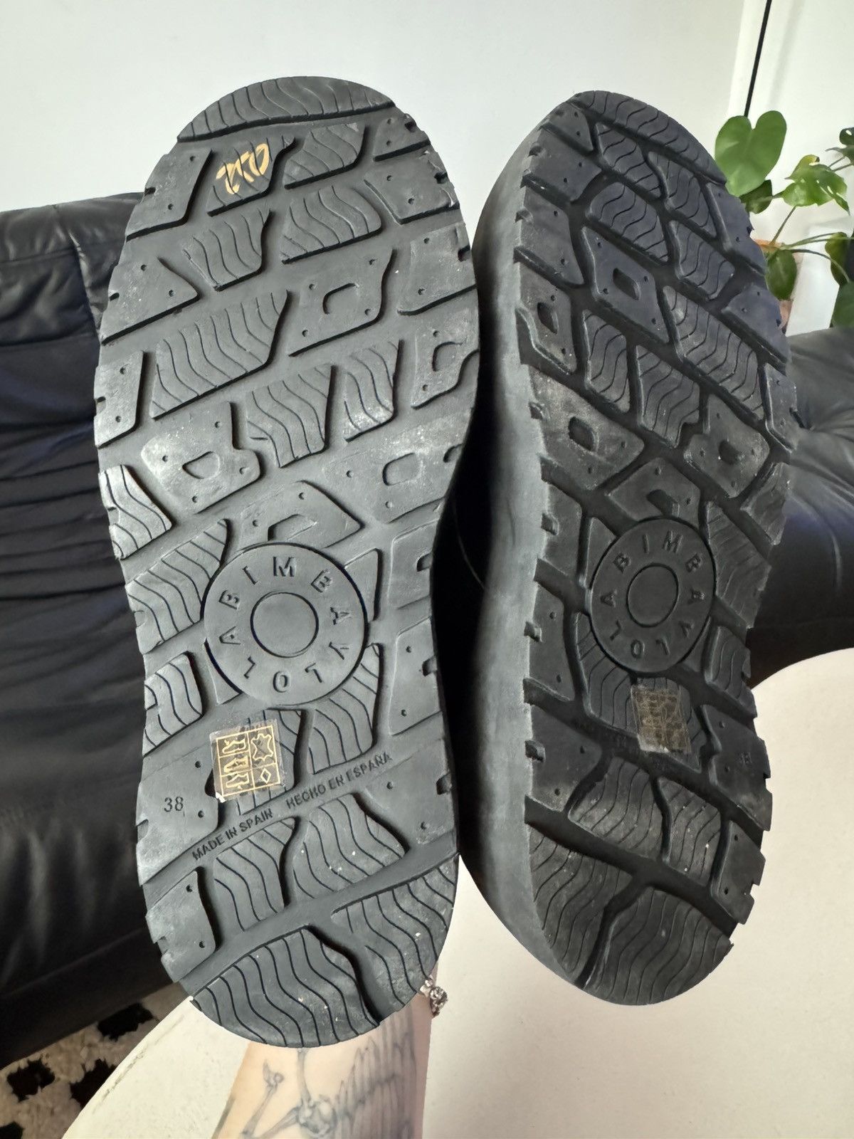 Leather Rare Vintage Avant Garde Platform Derby Leather Boots Grail Size US 5.5 / EU 38 - 6 Thumbnail