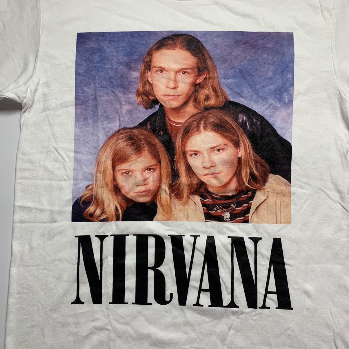 Nirvana Nirvana group trio photo tee t shirt Size US M / EU 48-50 / 2 - 2 Thumbnail