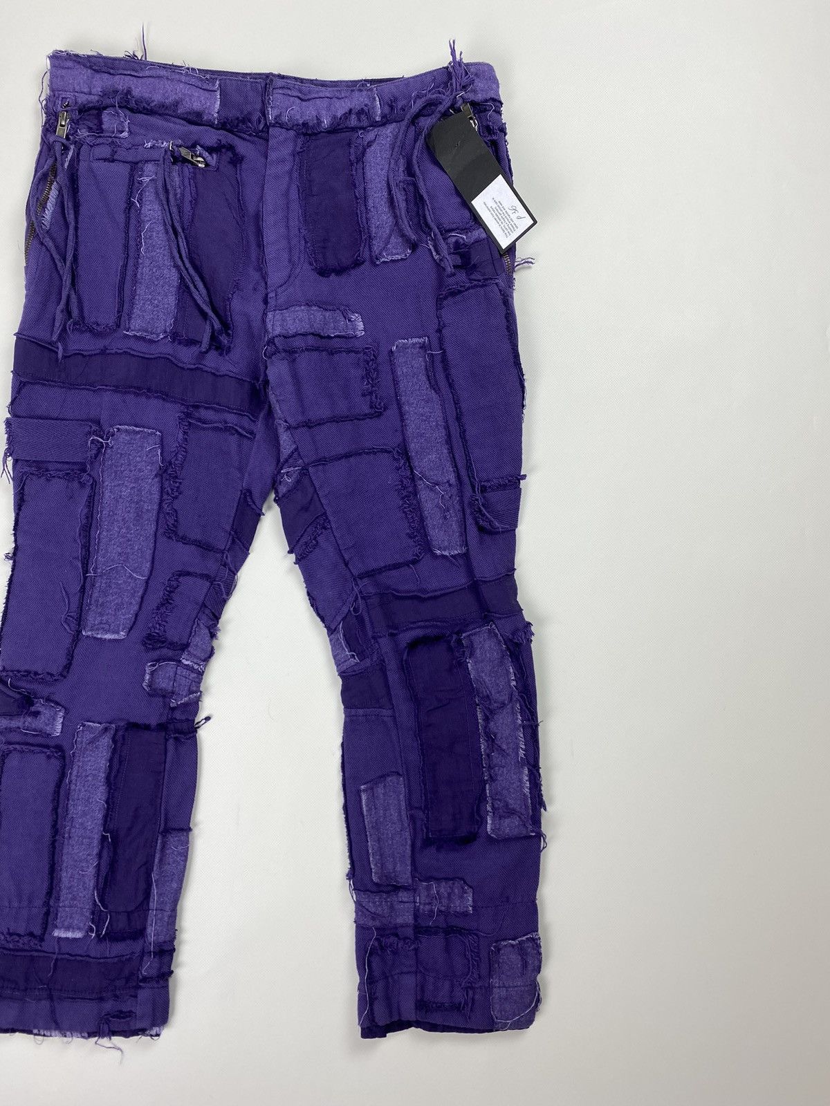 Haider Ackermann BNWT! Haider Ackermann ladies patchwork cropped pants Size 25" / US 0 / IT 36 - 3 Thumbnail