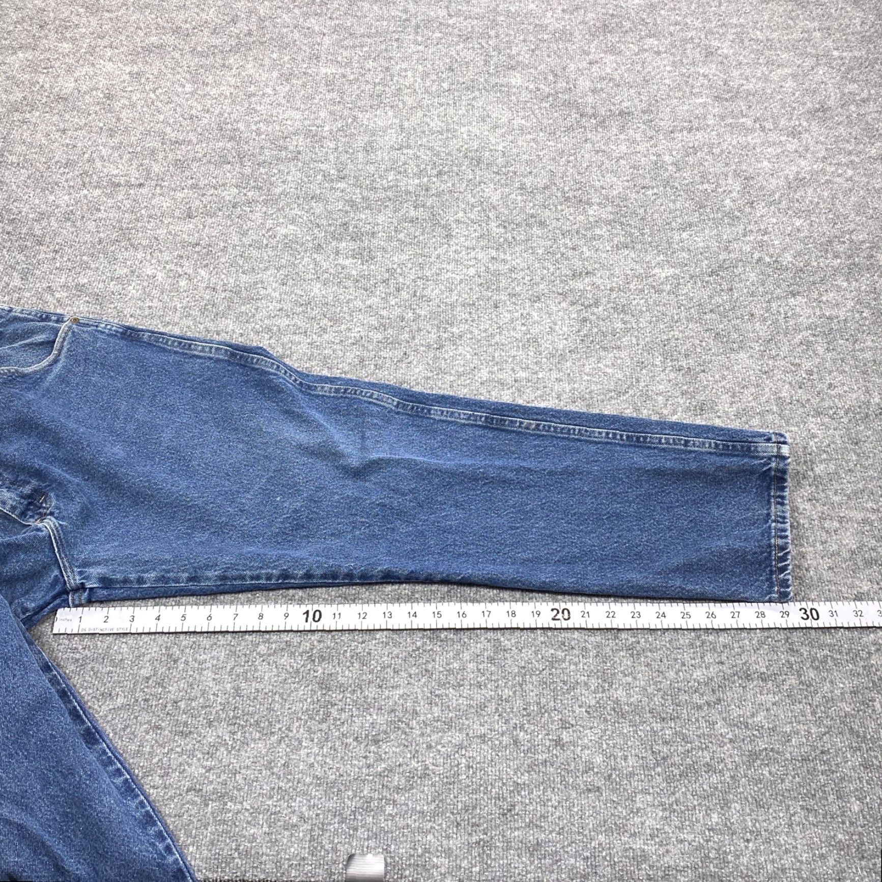 Wrangler VINTAGE (not applicable) Wrangler Jeans Mens 40x30 Blue Straight Leg Premium Quality Denim 5-Pocket Size US 40 / EU 56 - 6 Thumbnail