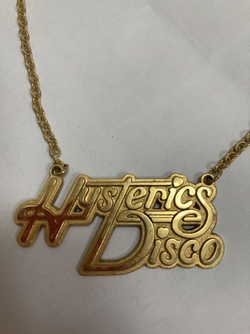 image of Hysteric Glamour Hysteric Disco Heart Necklace in Gold, Men's