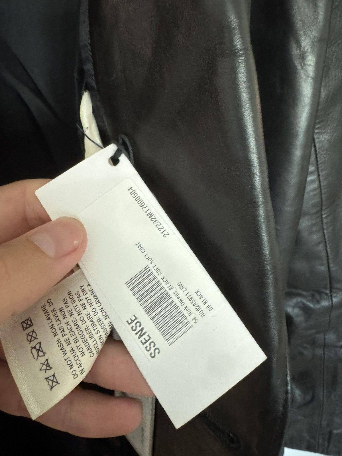Rick Owens BNWT Leather Coat Size US L / EU 52-54 / 3 - 4 Thumbnail