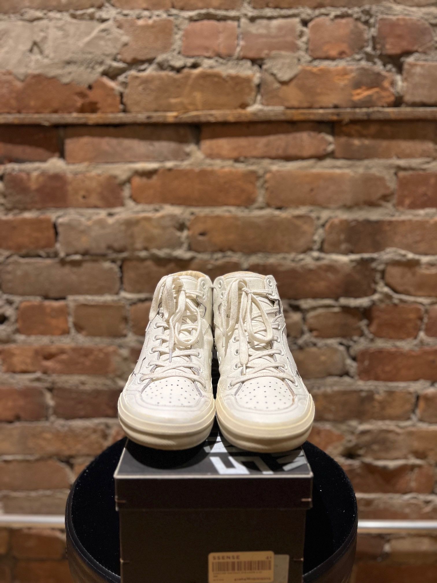 Golden Goose Golden Goose 2.12 High-Top Sneakers – ZZ White Size US 8 / EU 41 - 2 Thumbnail