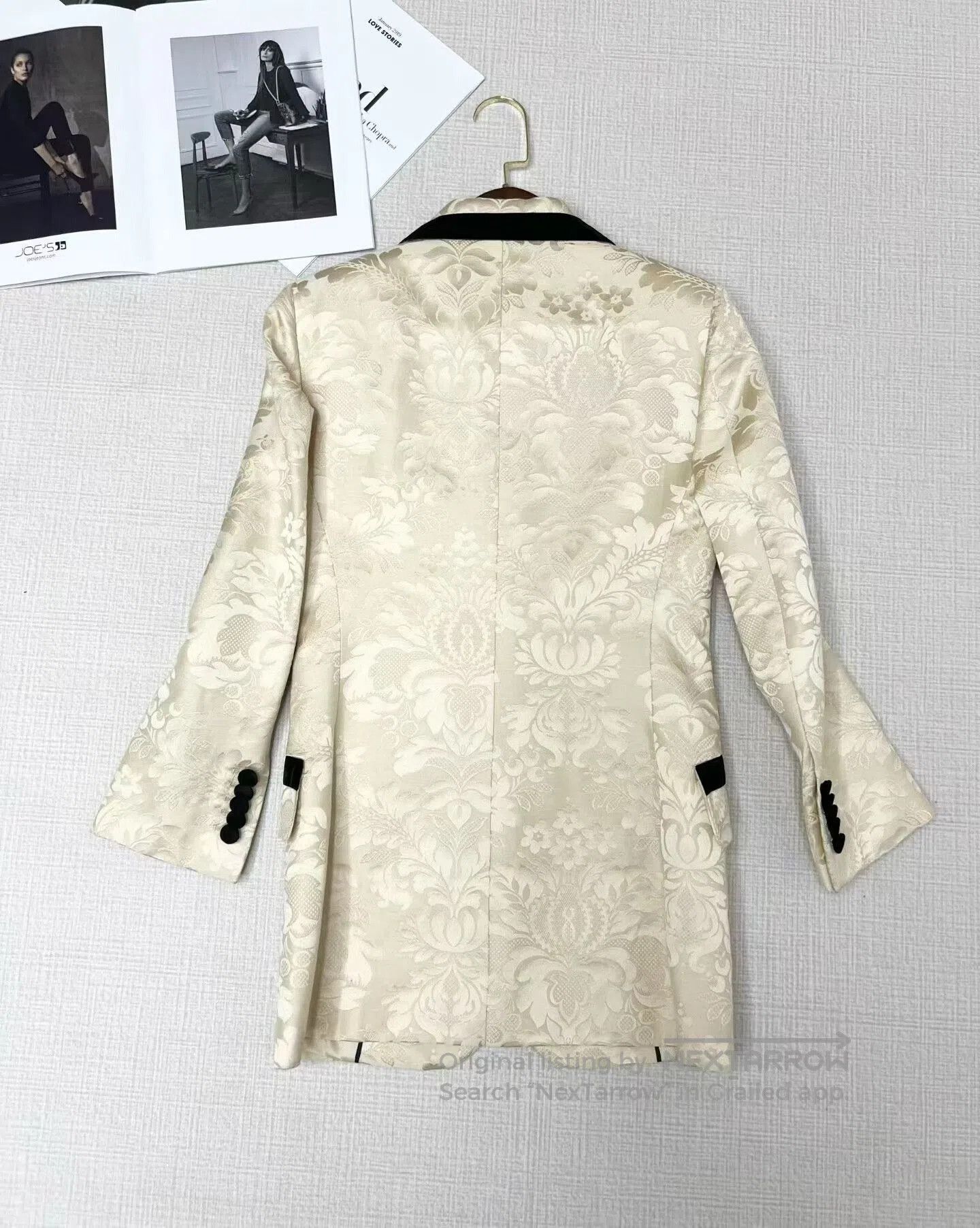 Gucci Gucci Cotton-Linen Blend Suit Jacket. Size XS / US 0-2 / IT 36-38 - 4 Thumbnail