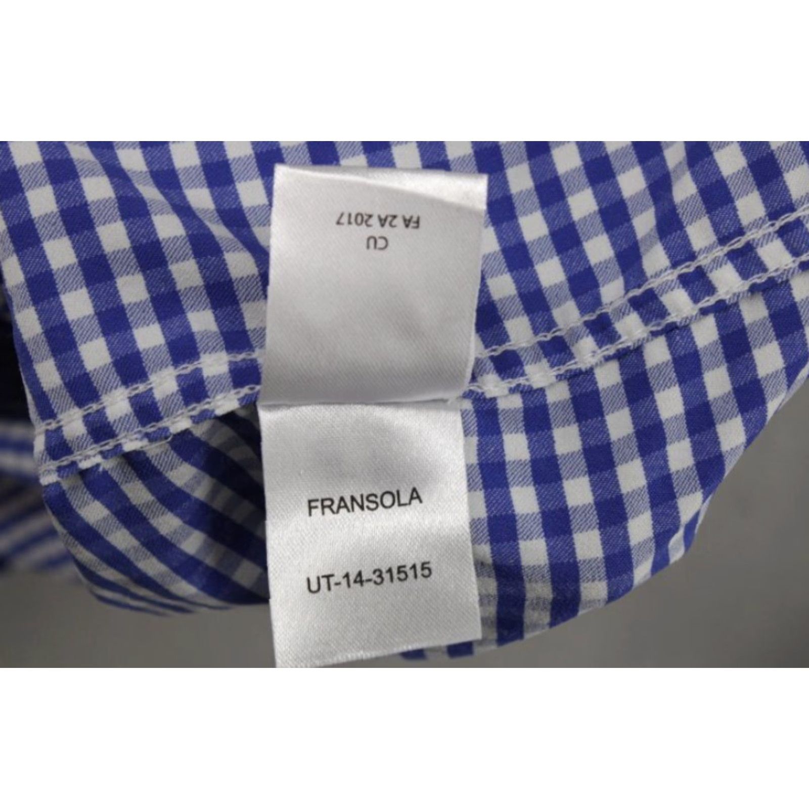 UNTUCKit UNTUCKit Button-Up Shirt Men’s XXL Blue White Gingham Check Nylon Spandex Preppy Casual Dressy Classic Comfort Size US XXL / EU 58 / 5 - 8 Thumbnail