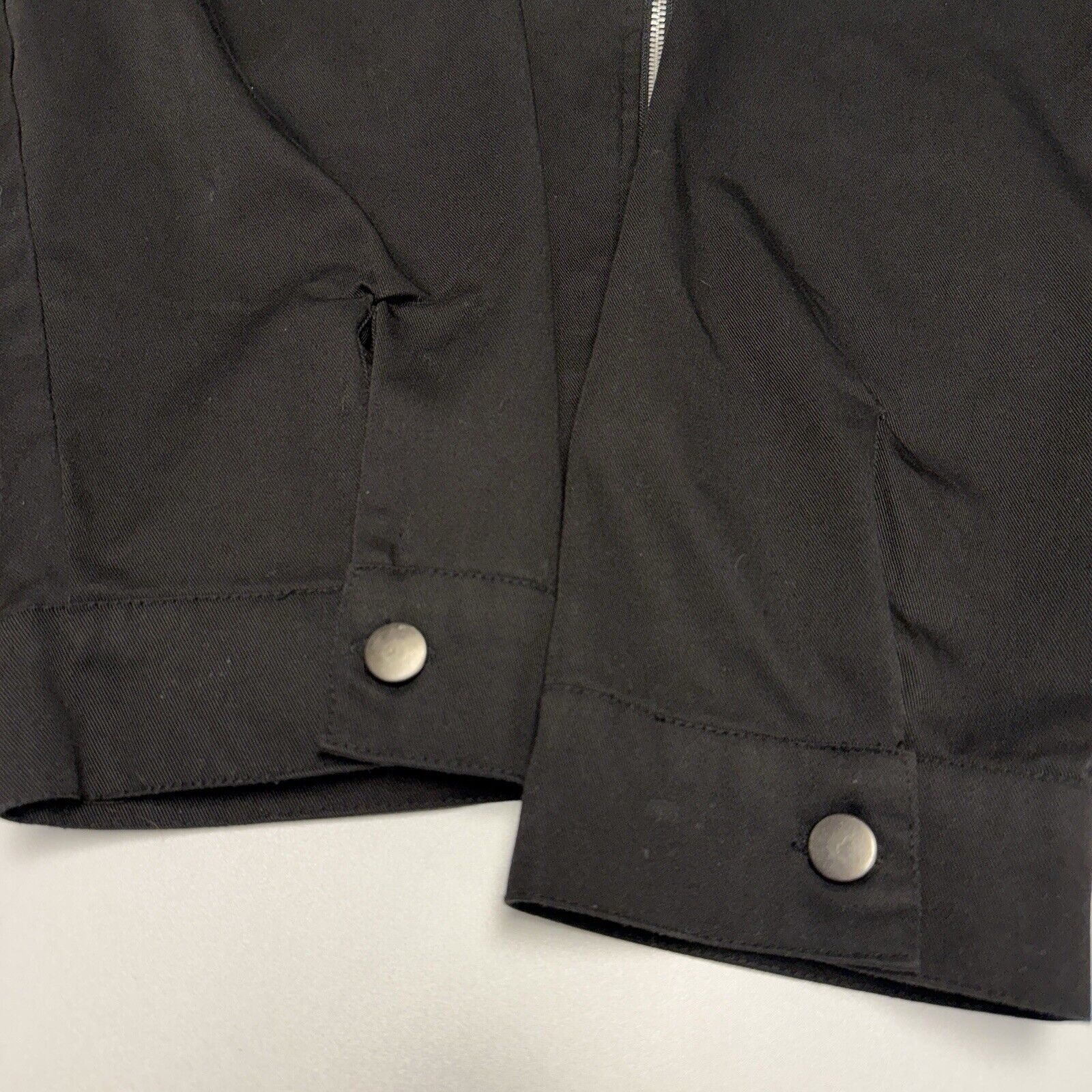 Other Hot Leathers Biker Jacket Mens XL Black Full Zip Thin Black Size US XL / EU 56 / 4 - 6 Thumbnail