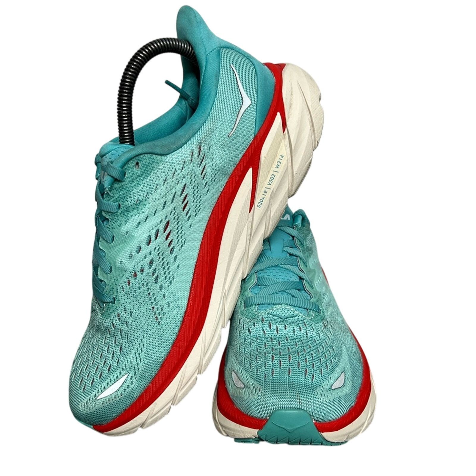 Hoka HOKA Clifton 8 Women’s Size 7.5 B Aquarelle/Eggshell Shoes Size US 7.5 / IT 37.5 - 4 Thumbnail