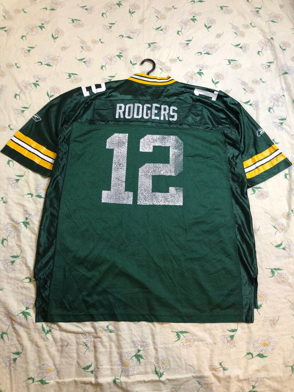Reebok Reebok On Field Aaron Rodgers Green Bay Packers Mens Jersey Size US XXL / EU 58 / 5 - 16 Thumbnail