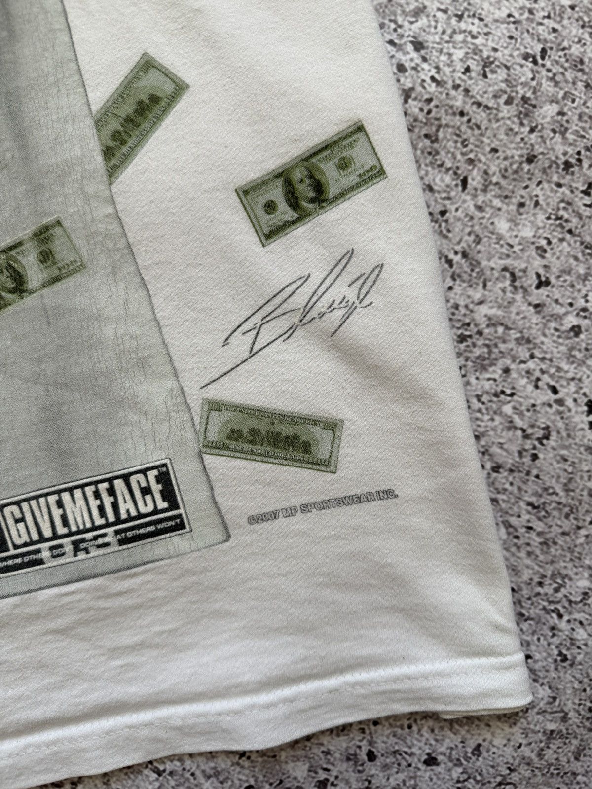 Affliction × Rap Tees × Vintage Vintage 2007 Give Me Face 2Pac Hip Hop Rap T-Shirt Size US XL / EU 56 / 4 - 6 Thumbnail