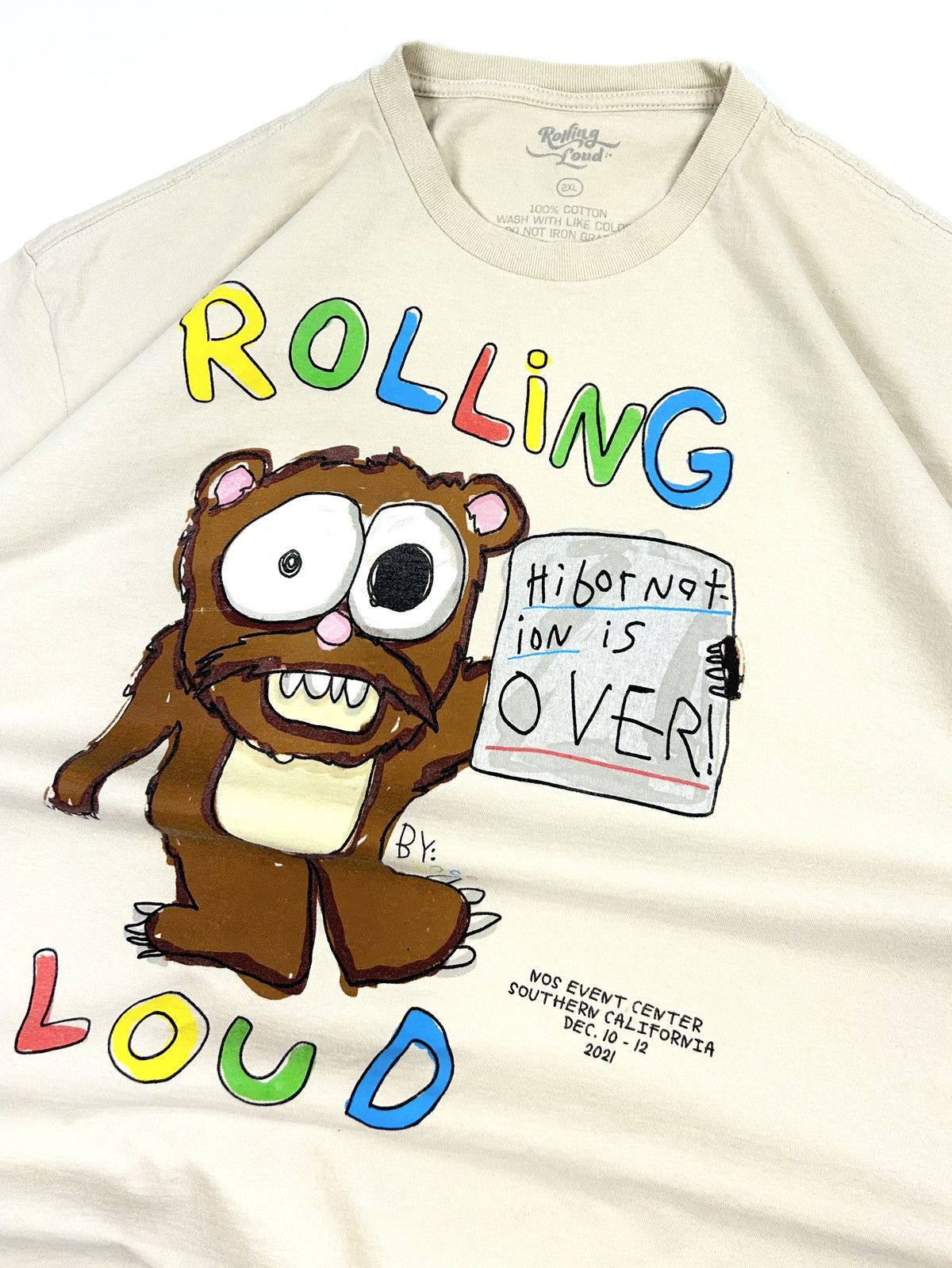 Rolling Loud Roling Loud 2021 Tee Southern California Big Bear Print XXl Size US XXL / EU 58 / 5 - 6 Thumbnail