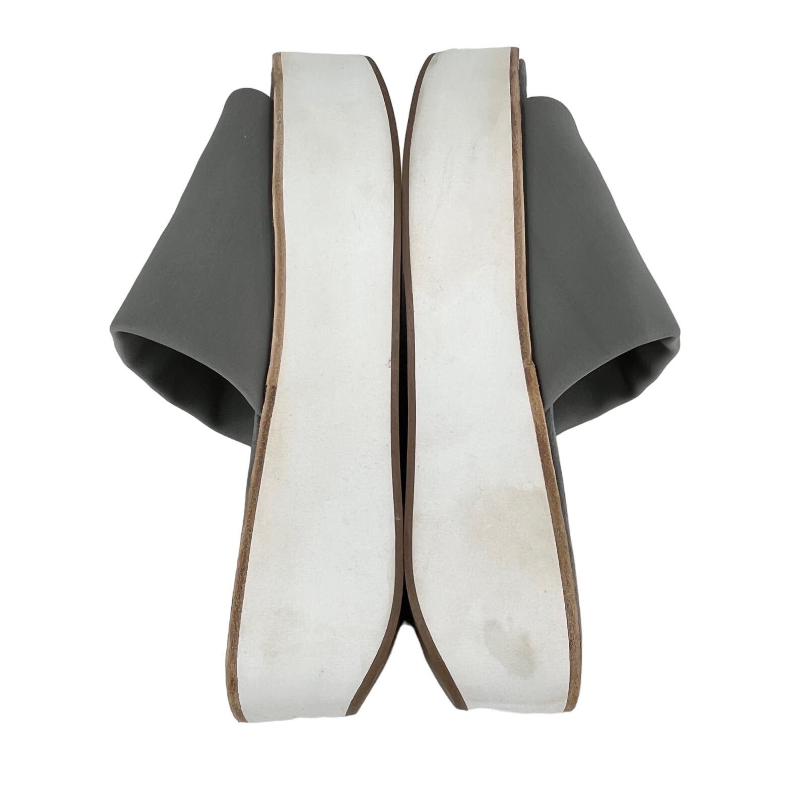 J/Slides J/Slides Platform Sandals Slides 8 Gray White Size US 8 / IT 38 - 6 Thumbnail