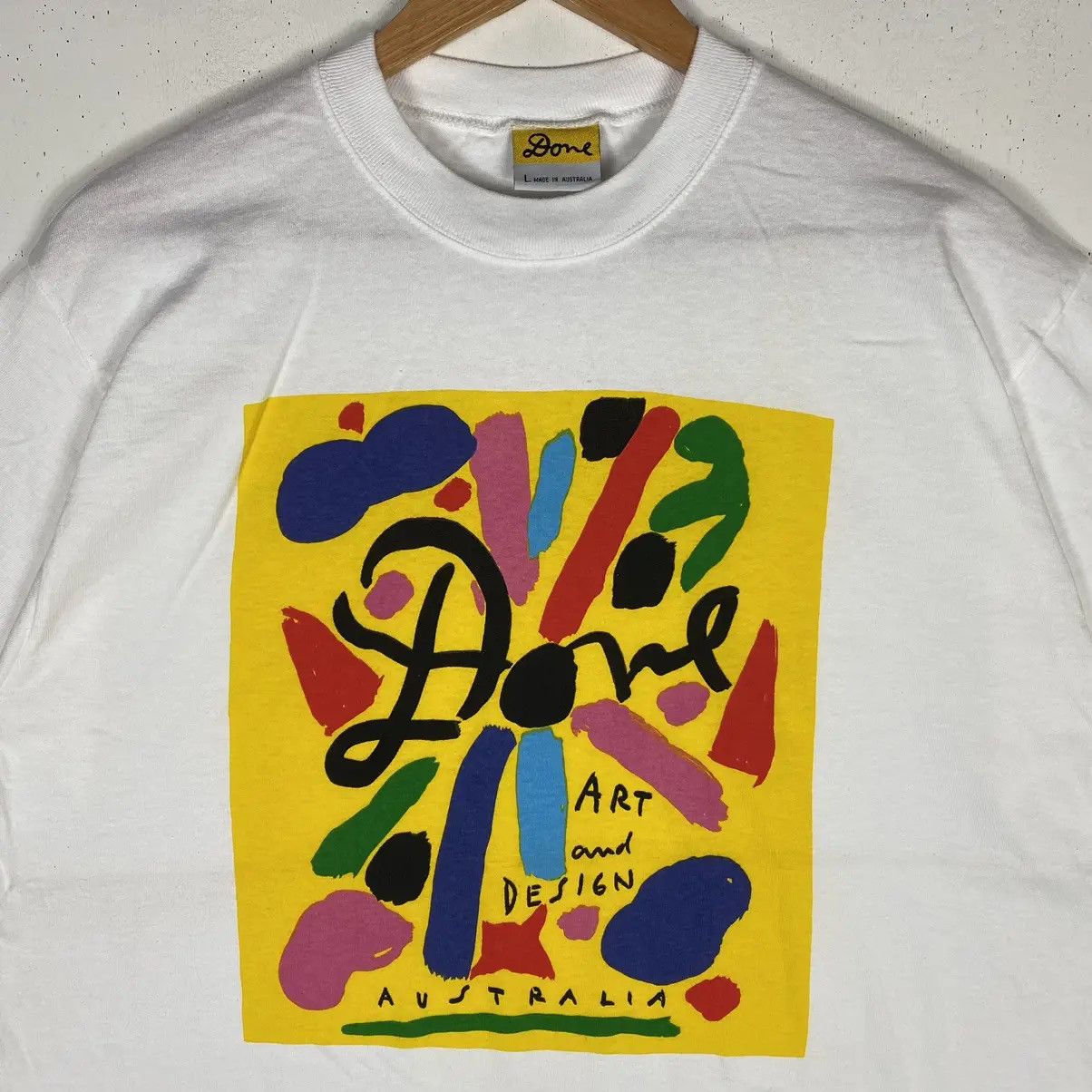 Other Vintage 90's KEN DONE Art And Design Australia Graphic Tee Size US L / EU 52-54 / 3 - 3 Thumbnail