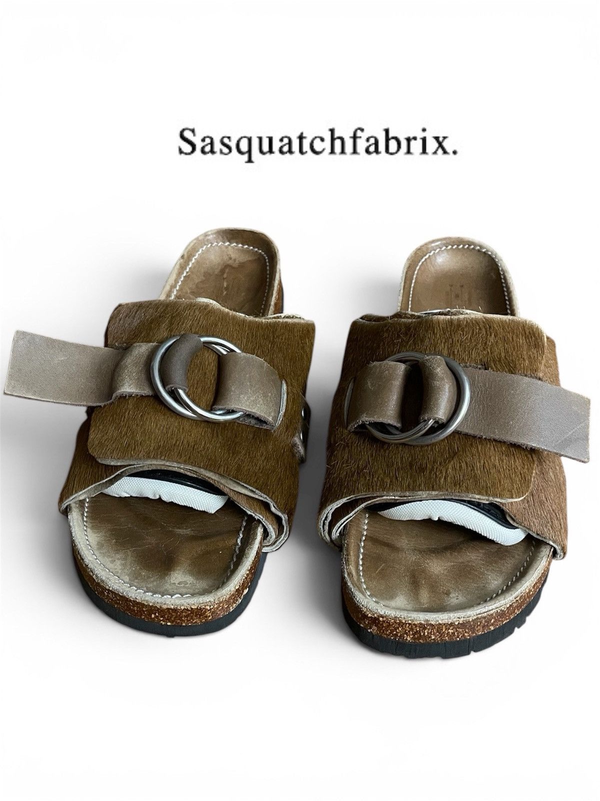 Sasquatchfabrix Sasquatchfabrix Leather Cow Skin Sandal Size US 9 / EU 42 - 1 Thumbnail