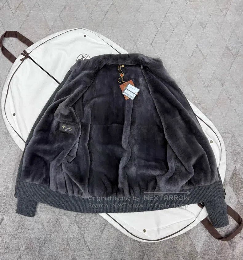 Loro Piana Loro Piana Baby Cashmere Knit Fur Jacket Size US M / EU 48-50 / 2 - 4 Thumbnail